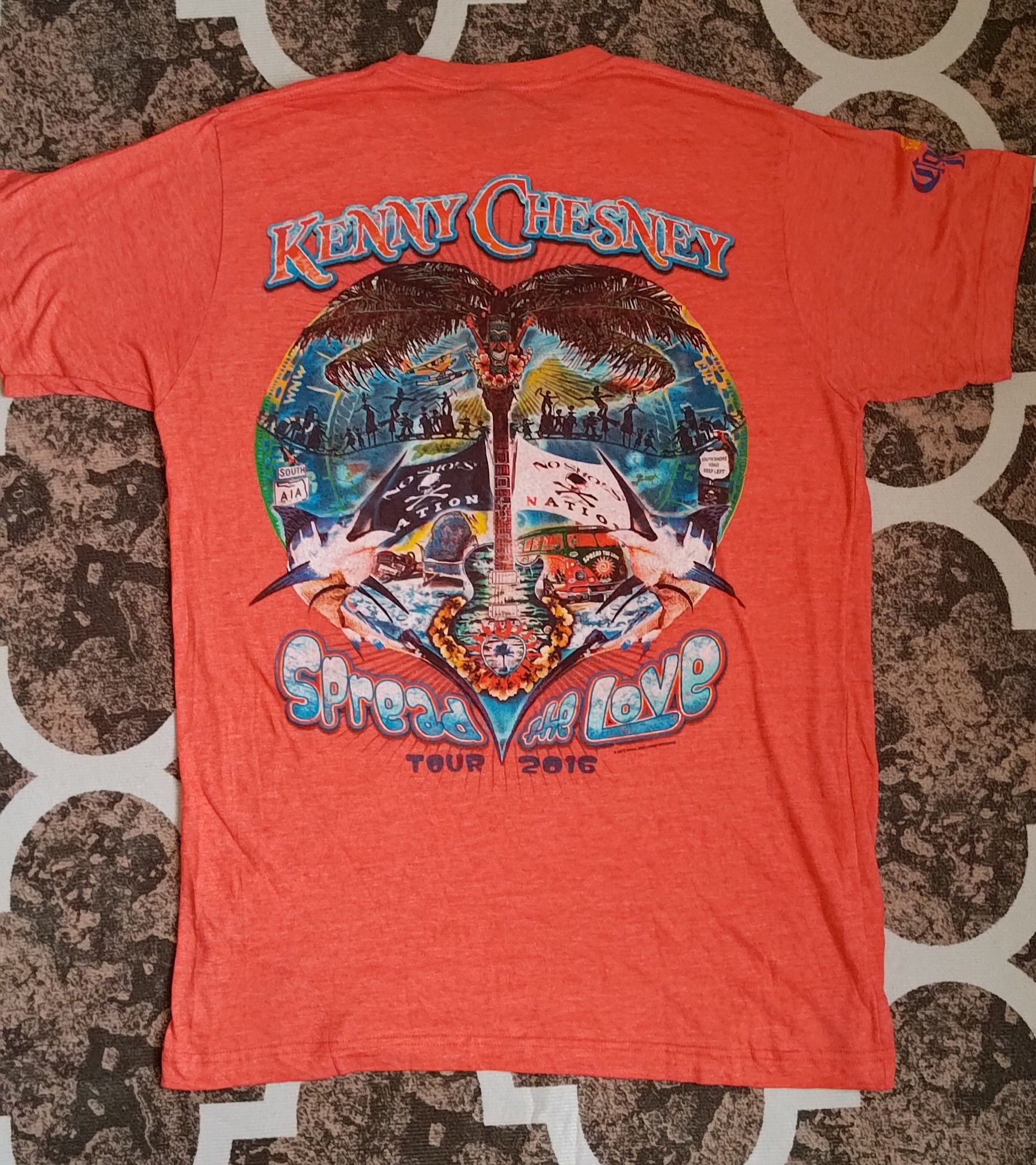 Tultex Vintage Kenny Chesney T-shirt Size US M / EU 48-50 / 2 - 2 Thumbnail