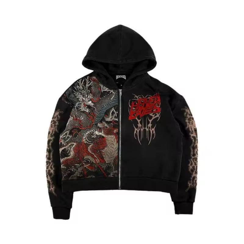 Japanese Brand × Vintage Gothic-style sweatshirt, which would you prefer? Size US XL / EU 56 / 4 - 1 Thumbnail