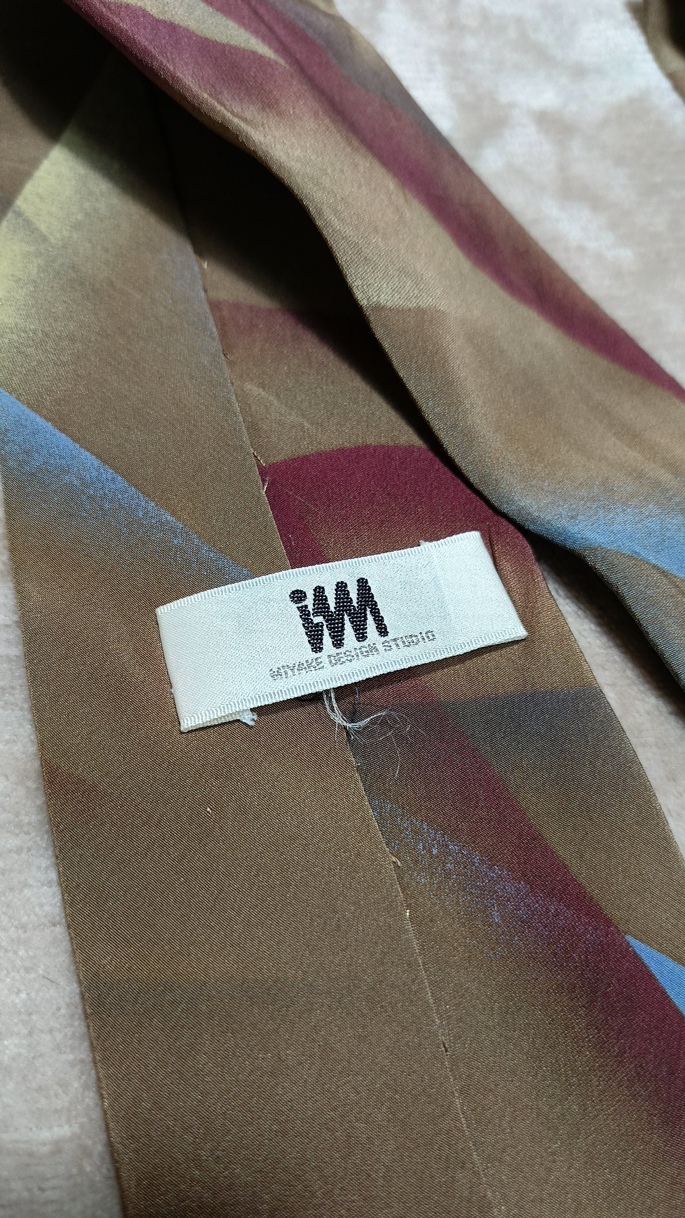 Issey Miyake Issey Miyake Japan brown art tie Size ONE SIZE - 3 Thumbnail