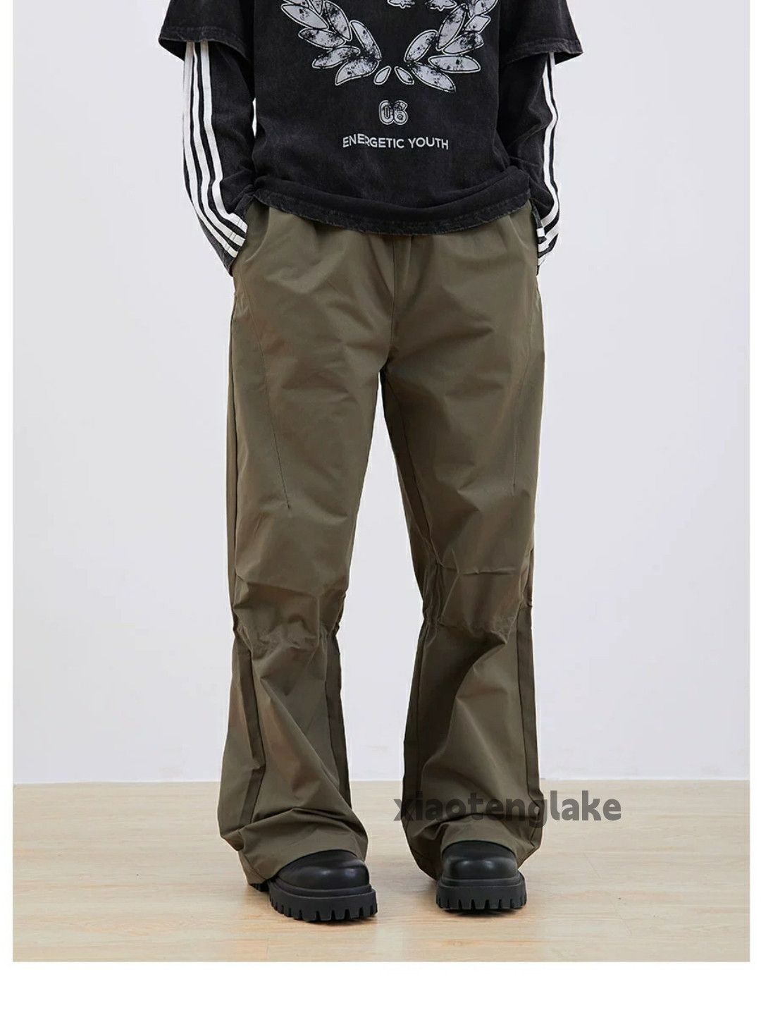 Designer × Japanese Brand × Vintage outdoor sports utility pleated loose baggy pants Size US 32 / EU 48 - 2 Thumbnail