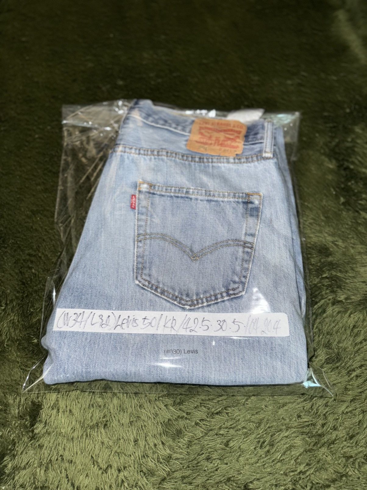 Levi's [W34/L32] Levis 501 Distressed Vintage Wash Denim Pants Size US 34 / EU 50 - 12 Thumbnail