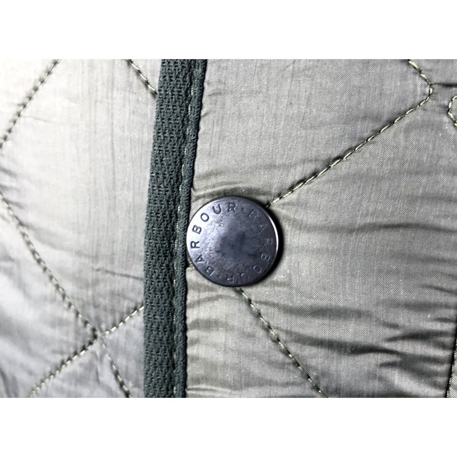 Barbour Barbour Full Zip Jacket Men L Green Nylon Quilted Barbour Size US L / EU 52-54 / 3 - 6 Thumbnail