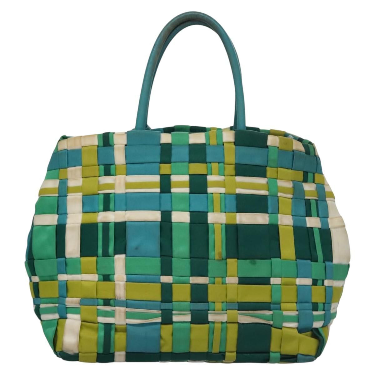 Prada PRADA Hand Bag Nylon Green Size ONE SIZE - 2 Thumbnail