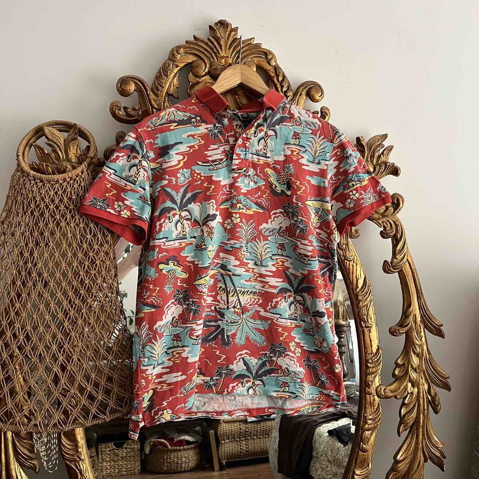 Polo Ralph Lauren Polo Ralph Lauren Hawaiian Print Shirt Sz L Size US L / EU 52-54 / 3 - 1 Thumbnail