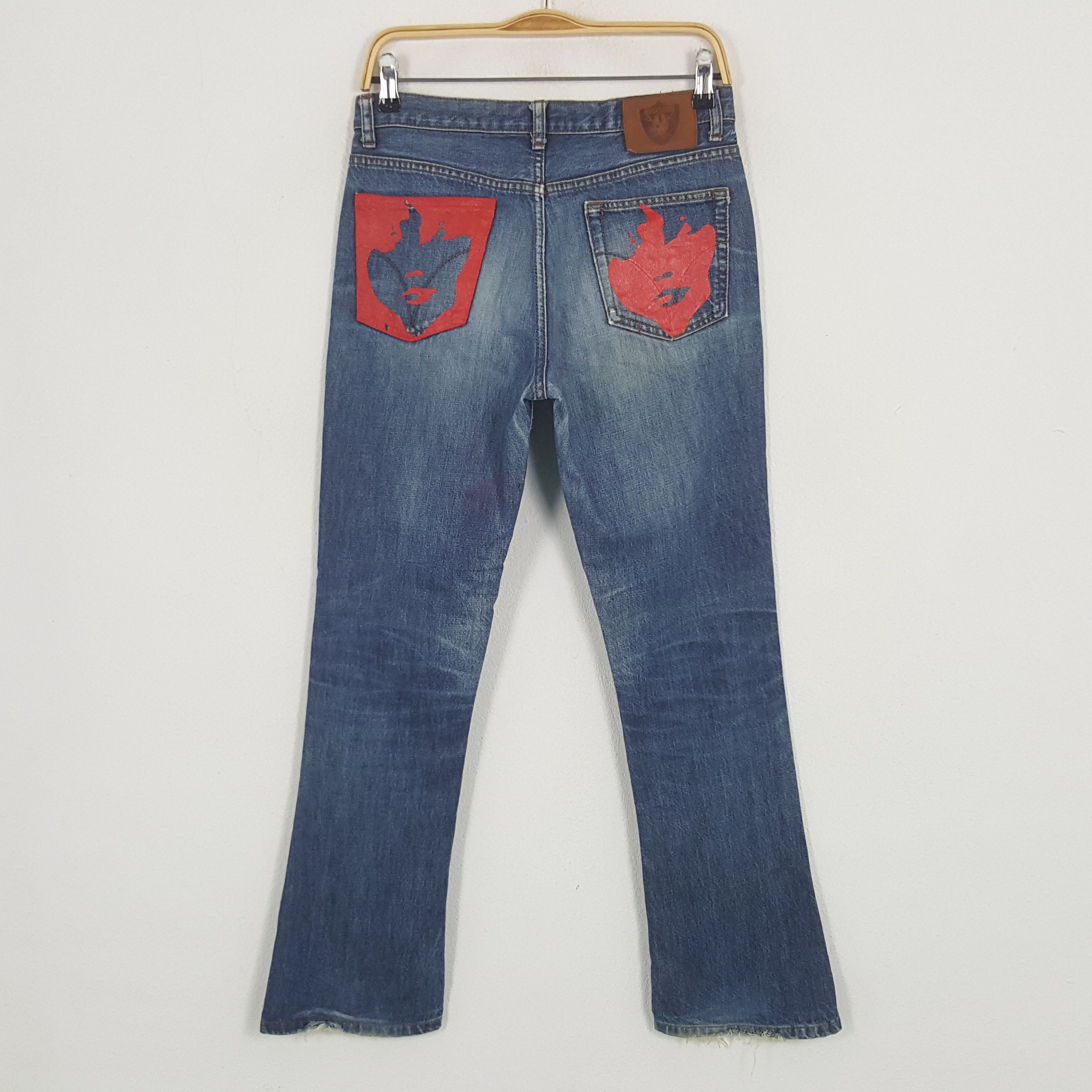 Hysteric Glamour × Vintage Vintage Hysteric Glamour Custom Pocket Style Denim Jeans Size US 28 / EU 44 - 1 Thumbnail