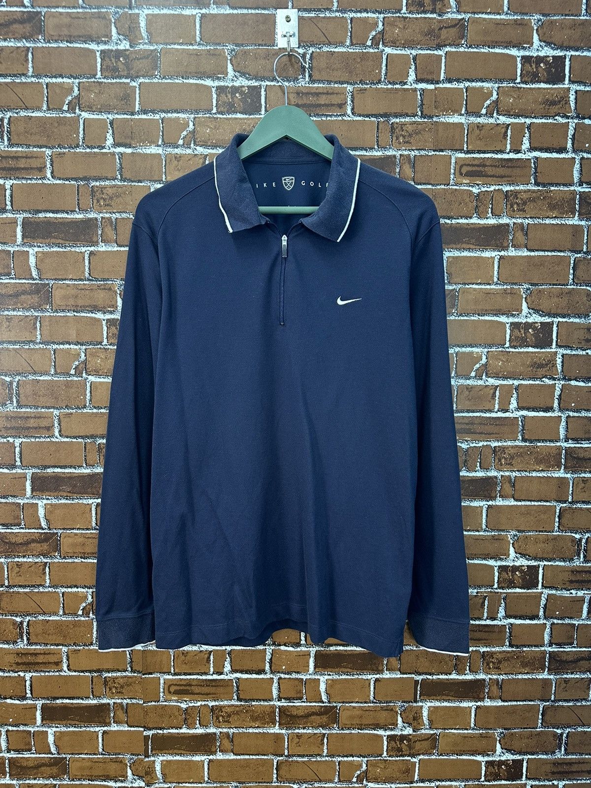Nike Nike Golf Long Sleeve Polo Jersey A913 Size US L / EU 52-54 / 3 - 1 Thumbnail