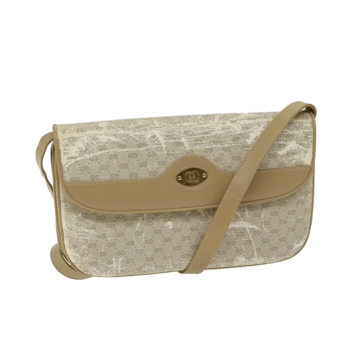 GUCCI Micro GG Canvas Shoulder Bag Beige 004 106 004 106