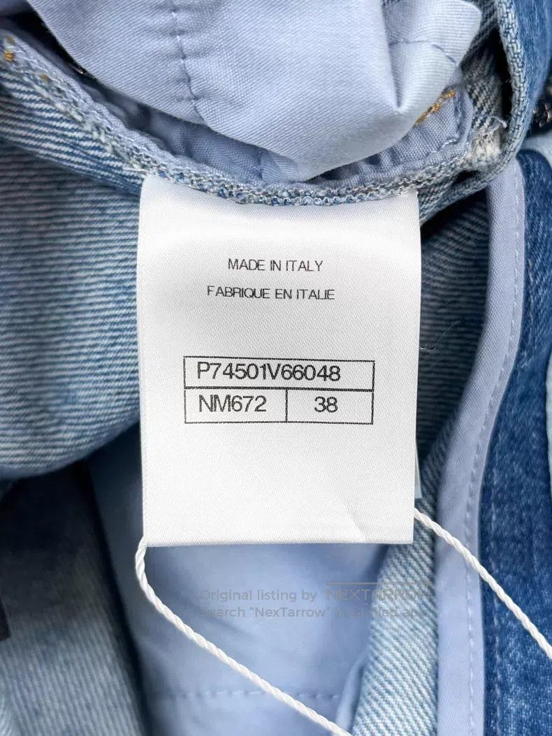 Chanel Chanel 23P early spring hot blue logo full print polk dot Size 25" / US 0 / IT 36 - 5 Thumbnail