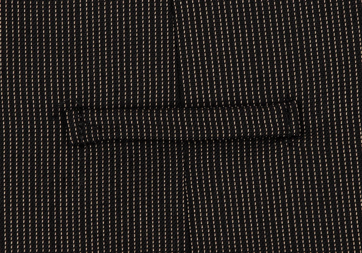Jean Paul Gaultier Pinstripe Double Jacket in Black Brown, Size 50 Size US M / EU 48-50 / 2 - 17 Thumbnail