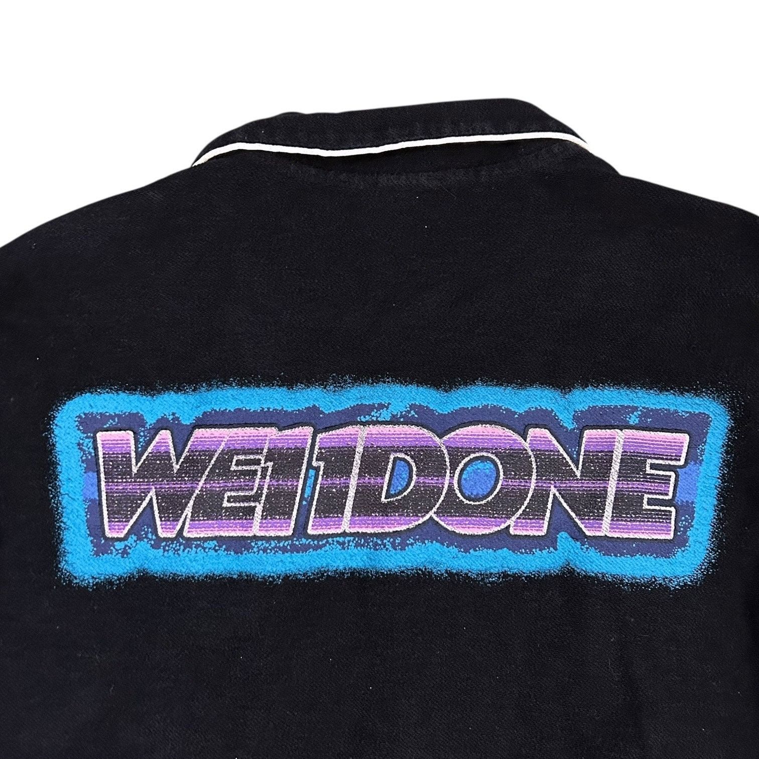 WE11DONE Designer French Terry Varsity Jacket