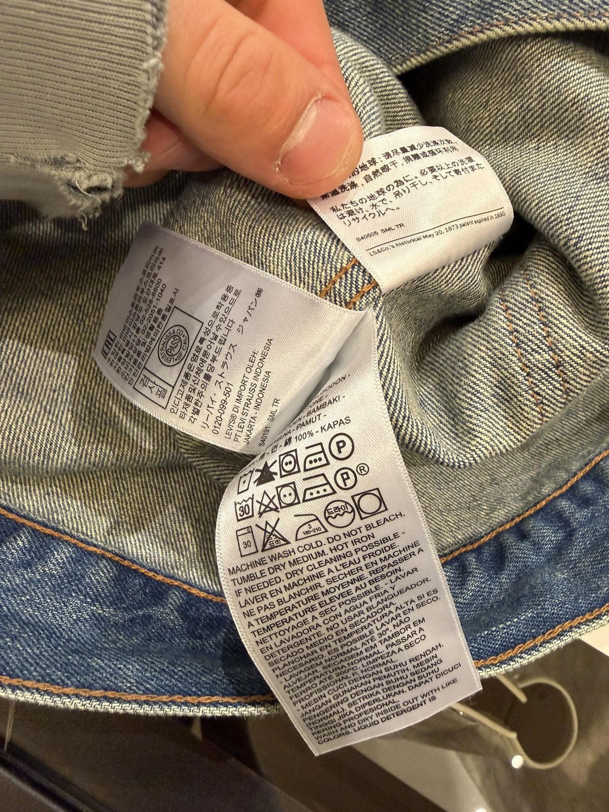 Levi's Levis Orange Tab Type 2 Denim Jacket Size US S / EU 44-46 / 1 - 5 Thumbnail