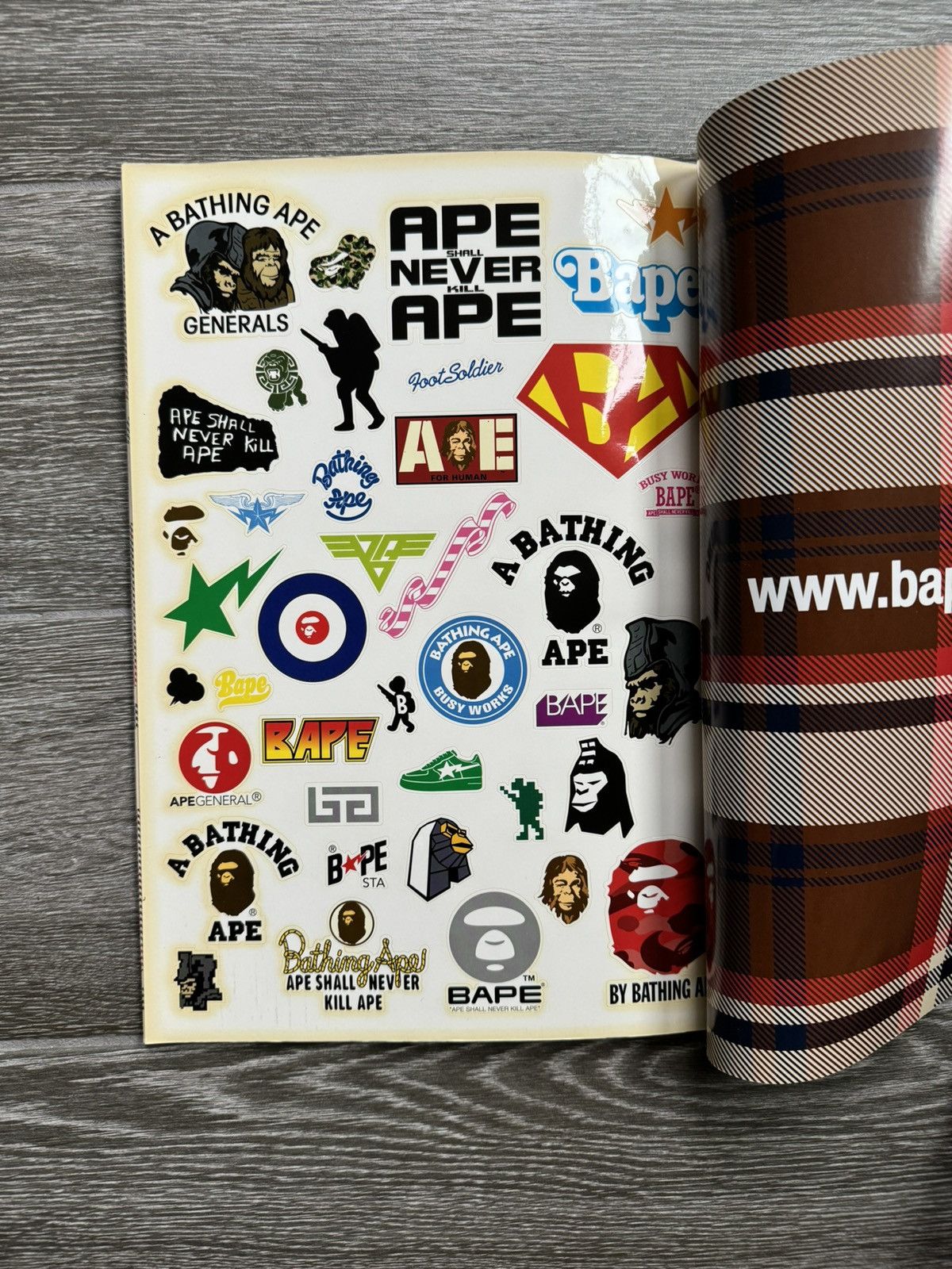 Bape Vintage A Bathing Ape 2006Autumn Winter Collection Catalog Size ONE SIZE - 3 Thumbnail