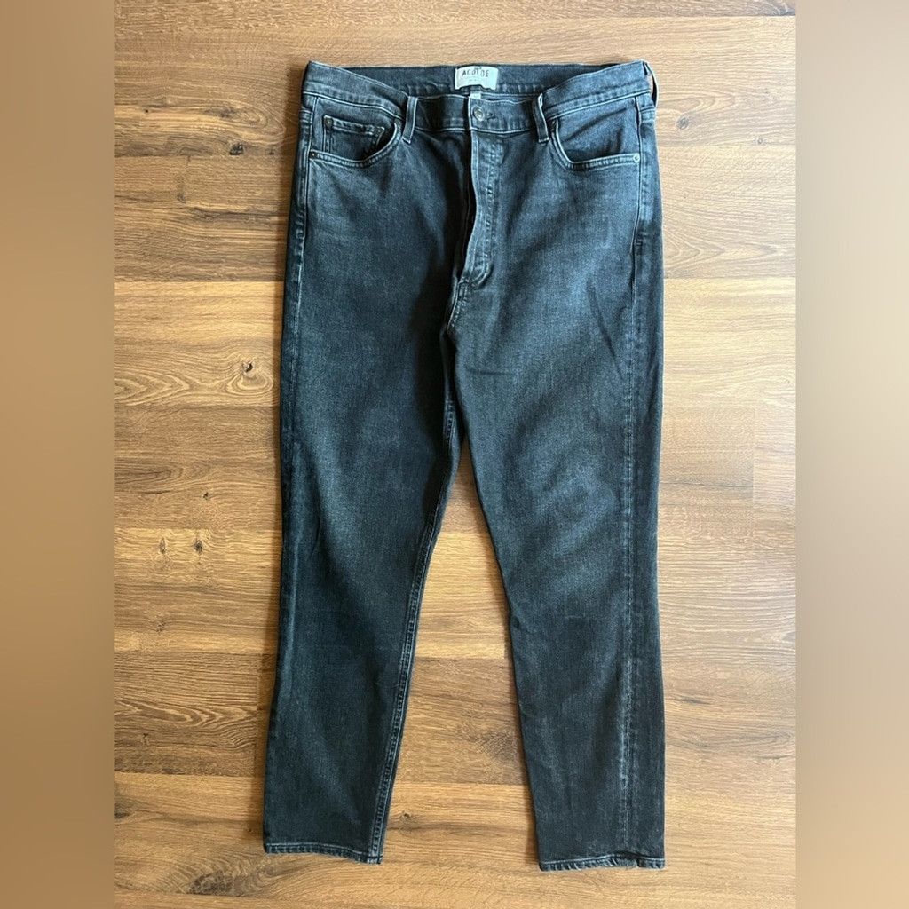 Citizens Of Humanity AGOLDE Premium NICO Jeans – Black – Size 32 🖤👖 Size 32" / US 10 / IT 46 - 2 Thumbnail