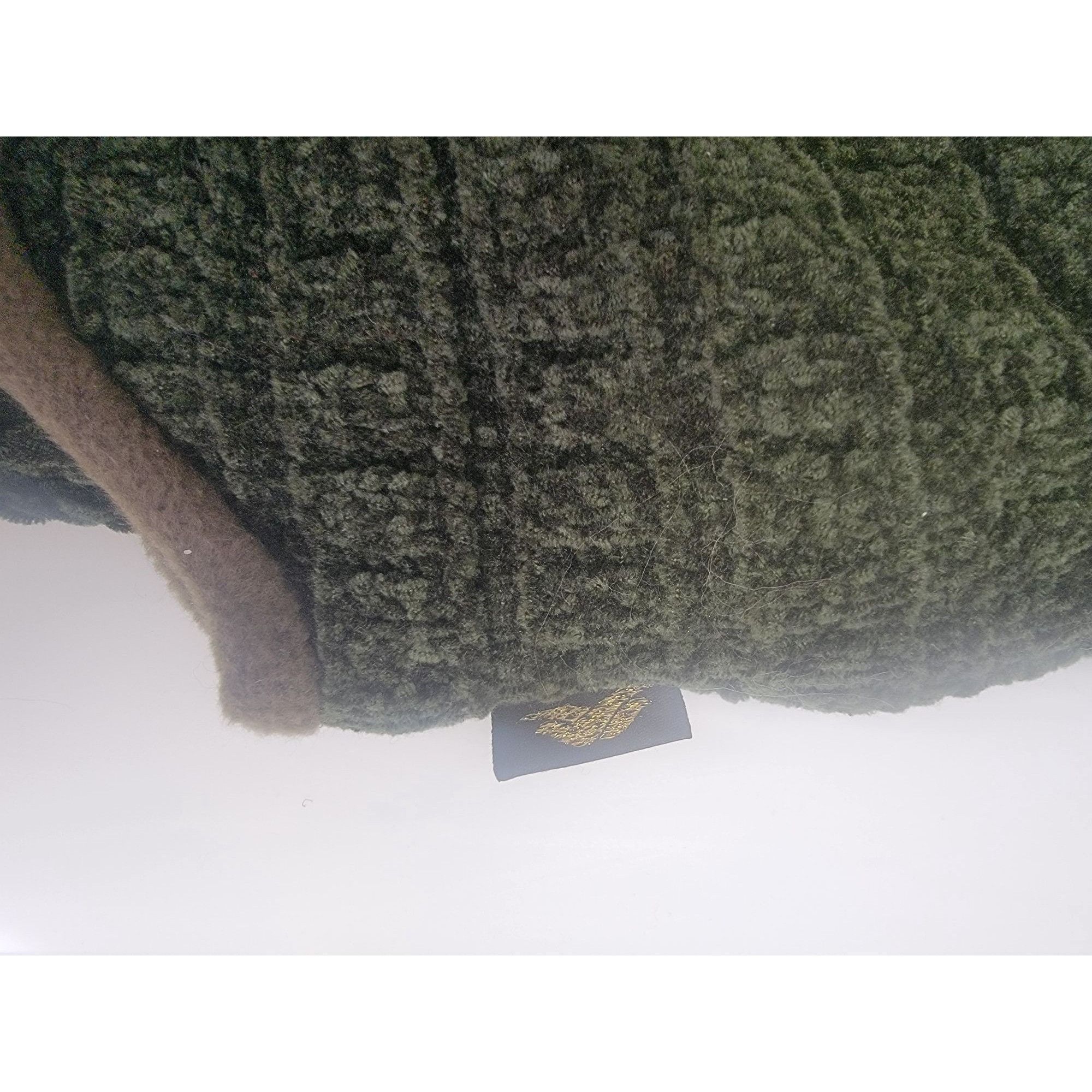 Other Olgy Green Knit Beanie & Scarf Set With Fleece Lining For Co Size ONE SIZE - 2 Thumbnail