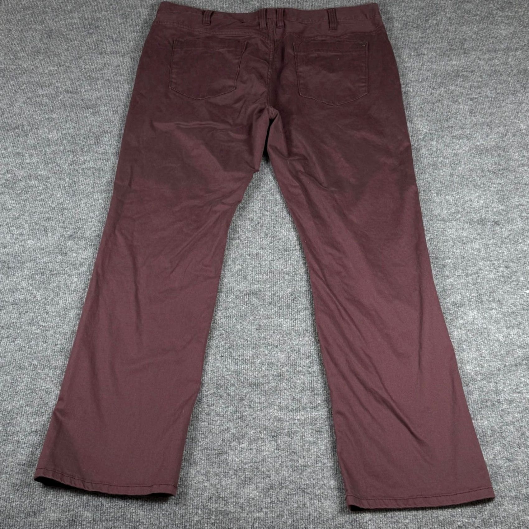 Vintage Marc Anthony Slim Fit Pants Chino Pants 38x32 Men Casual Office Burgundy maroon Slim Pretty Pants Pants Mens Shirts Size US 38 / EU 54 - 3 Thumbnail