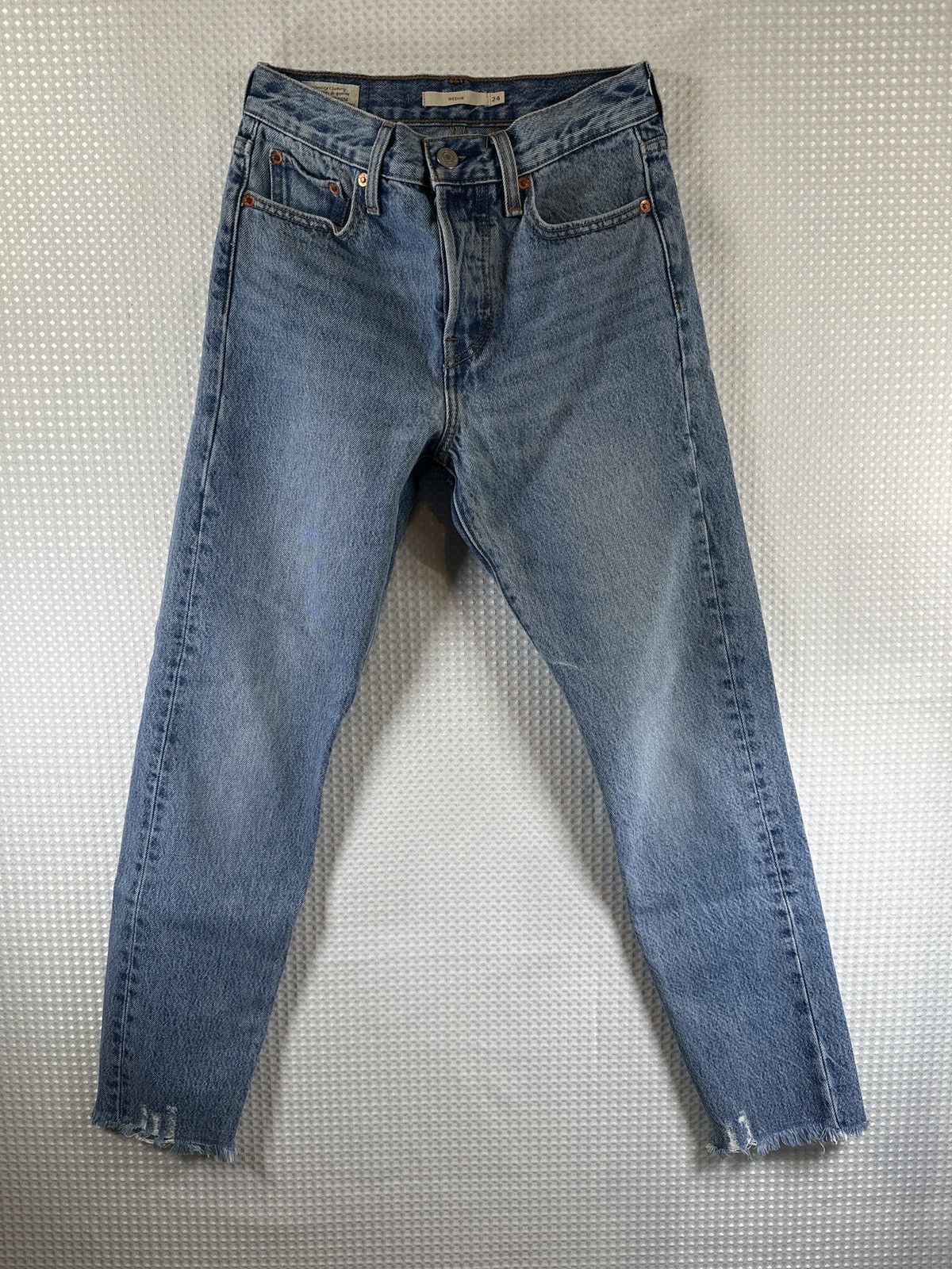 Levi's Levi’s Wedgie Icon Fit in Shut Up Jeans Size 24" / US 00 / IT 34 - 6 Thumbnail