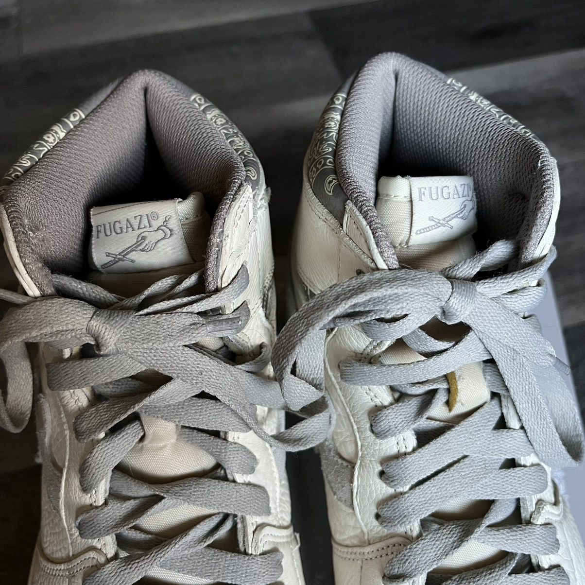 Fugazi Fugazi One in The Chamber High White/Grey Shoes Size 11 Size US 11 / EU 44 - 6 Thumbnail