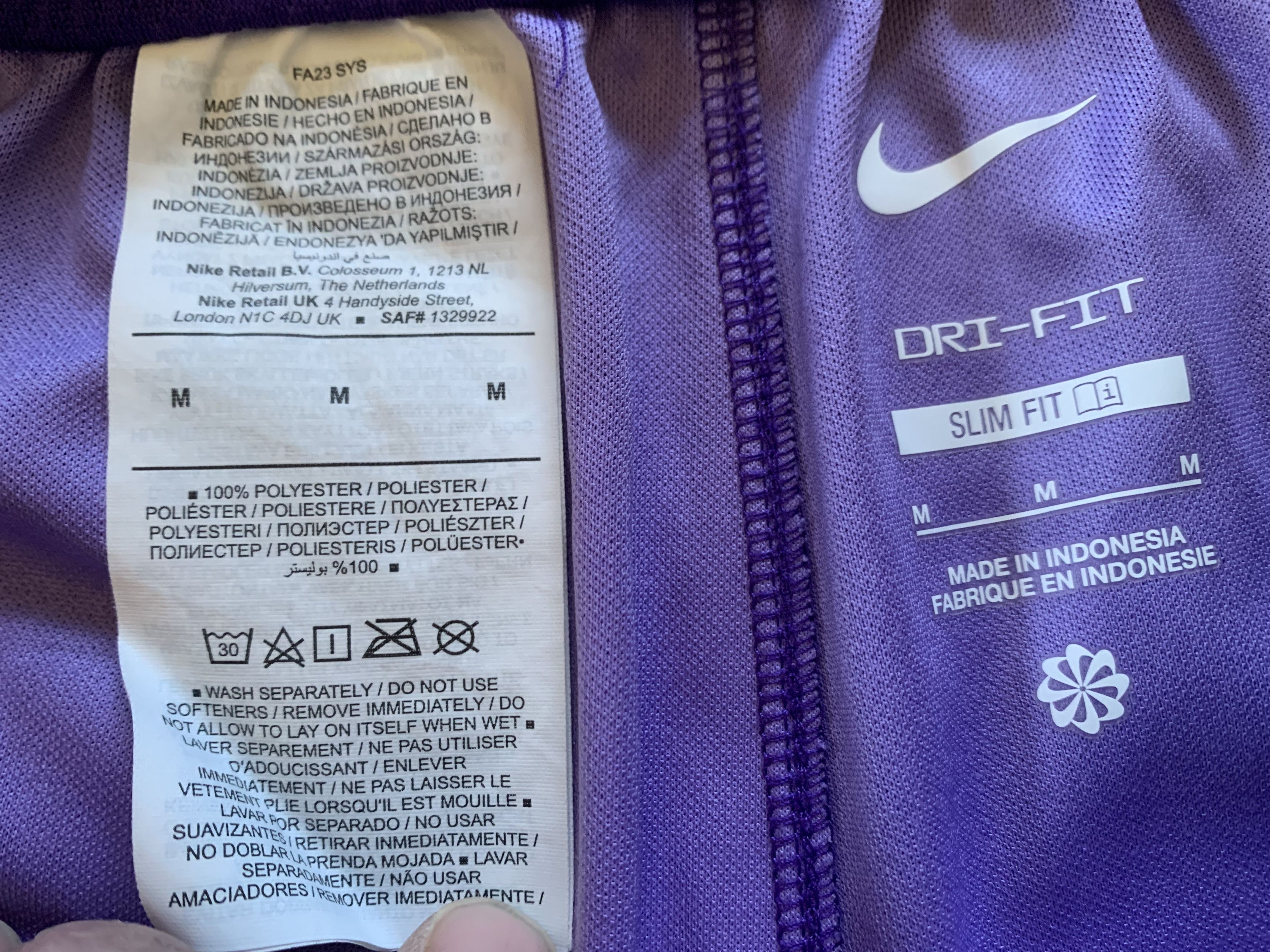 Nike Mens Nike Liverpool Stadium Third Shorts Size US 32 / EU 48 - 7 Thumbnail