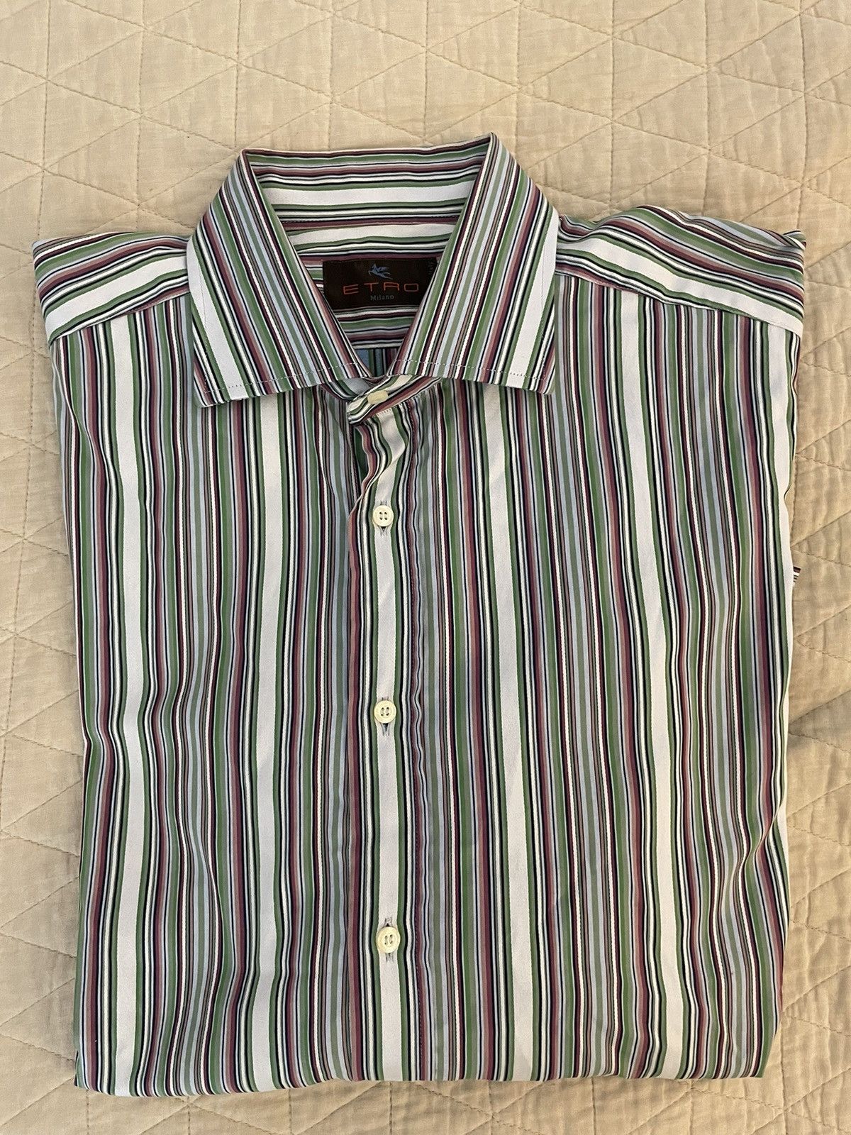 Etro Bold Stripe Shirt Size US L / EU 52-54 / 3 - 1 Thumbnail