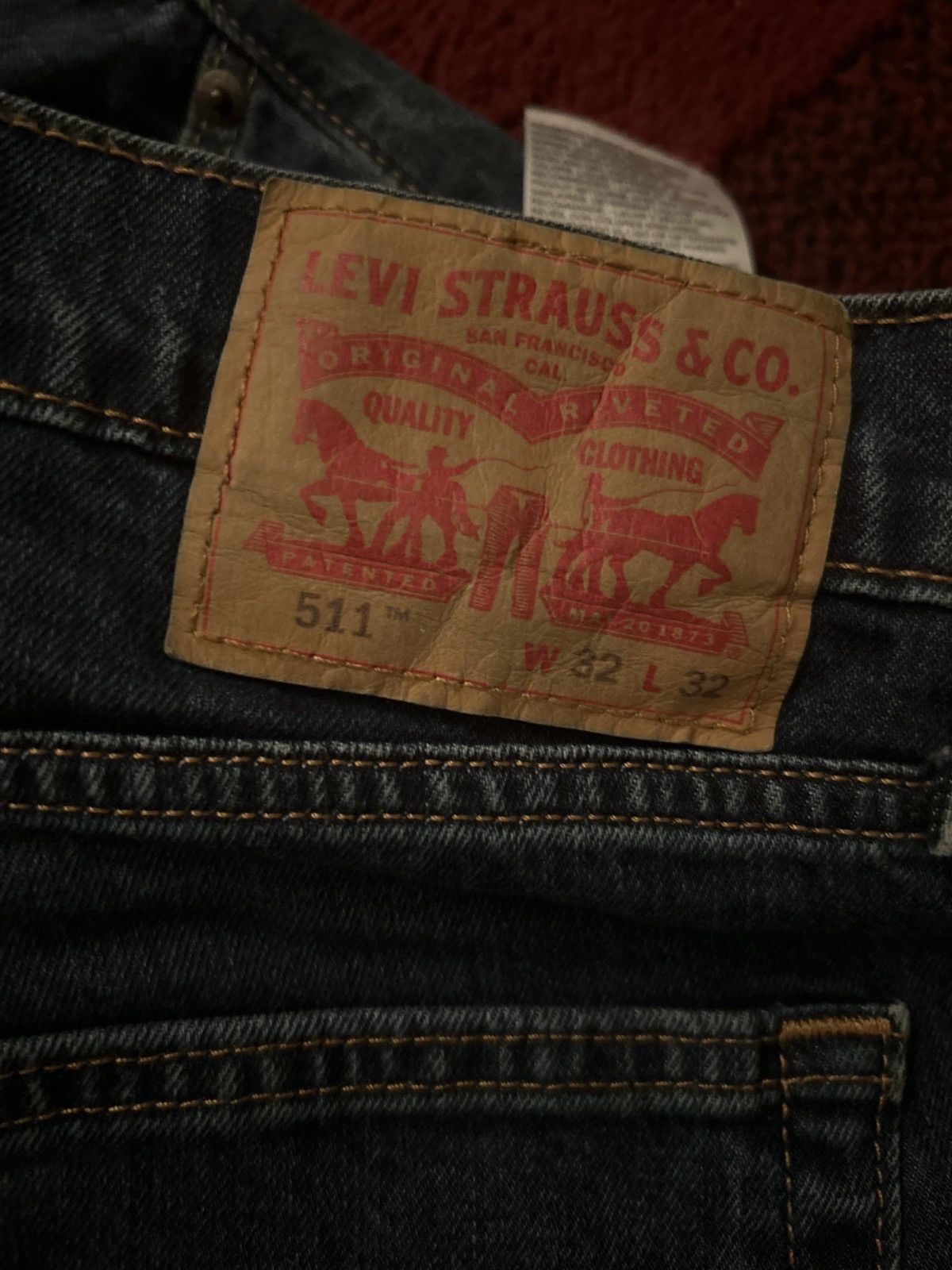 Levi's Levi Strauss & Co. 511 Denim Jeans Size US 32 / EU 48 - 3 Thumbnail