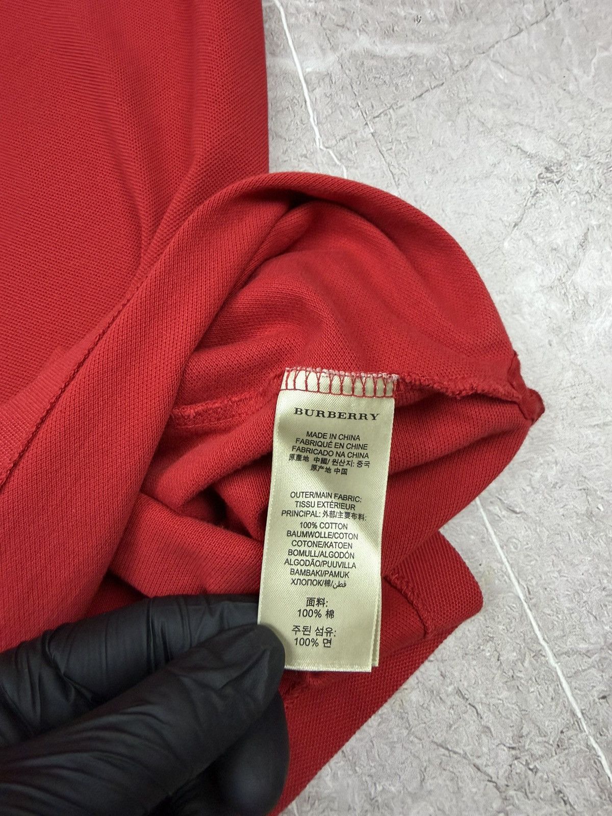 Burberry Burberry polo shirt / Red / Size S Size US S / EU 44-46 / 1 - 10 Thumbnail