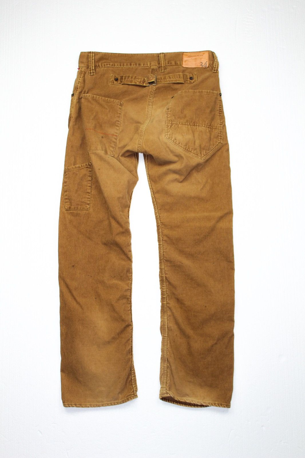 ANACHRONORM Corduroy Damaged Double Knee Pants Size US 33 - 2 Thumbnail