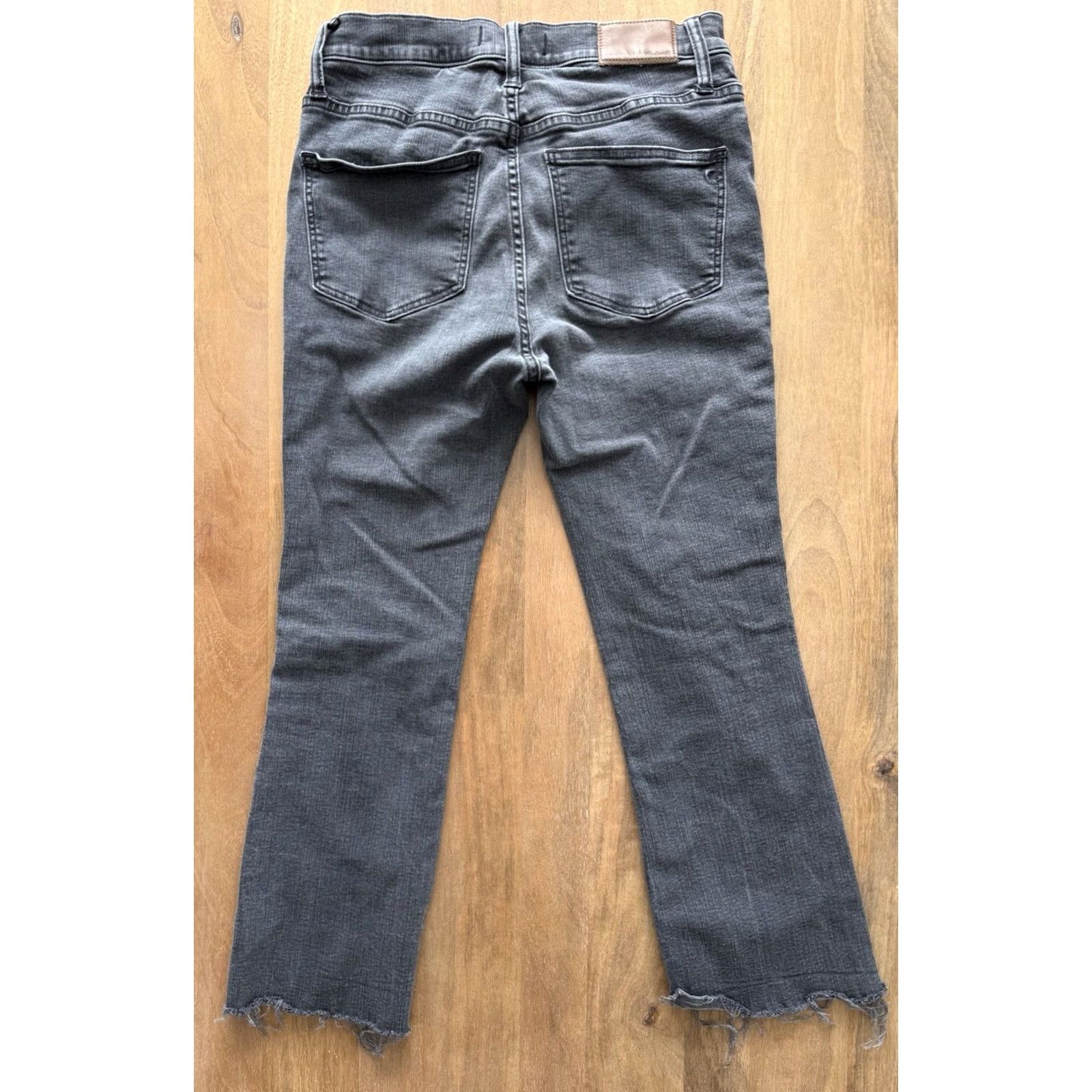 Madewell Madewell Jeans Womens 26 Bootcut Denim Cal i Demi-Boot Black Rise Mid 8.5-10.5 5-Pocket Logo Comfort Stretch Baggy Casual Regular Shirt? Size 26" / US 2 / IT 38 - 2 Thumbnail