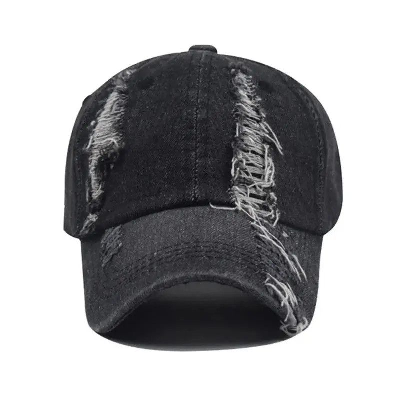Japanese Brand Distressed Baseball Cap Washed y2k Size ONE SIZE - 3 Thumbnail