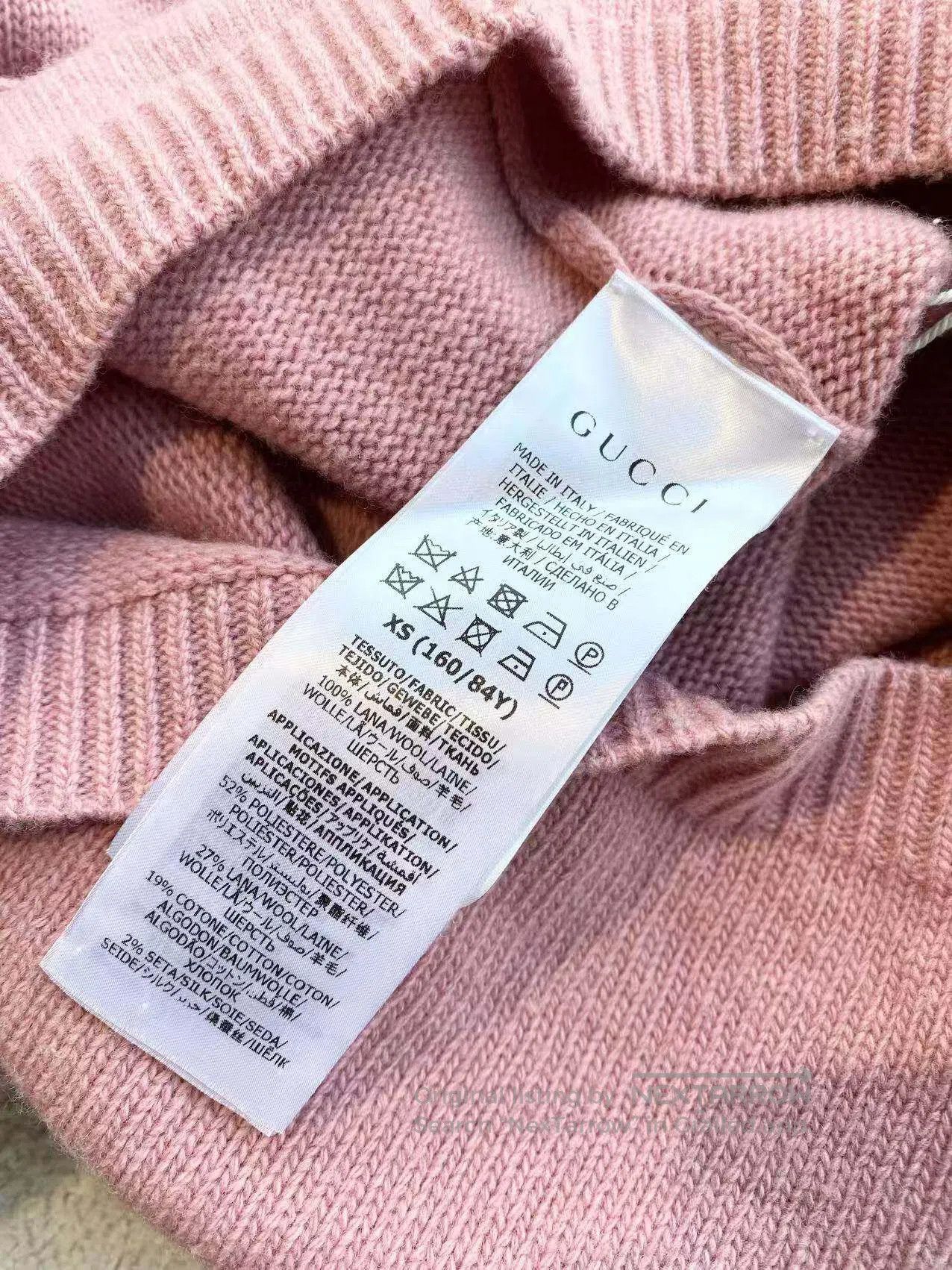 Gucci Guicci Kitten logo knitted sweater| Size XS / US 0-2 / IT 36-38 - 5 Thumbnail