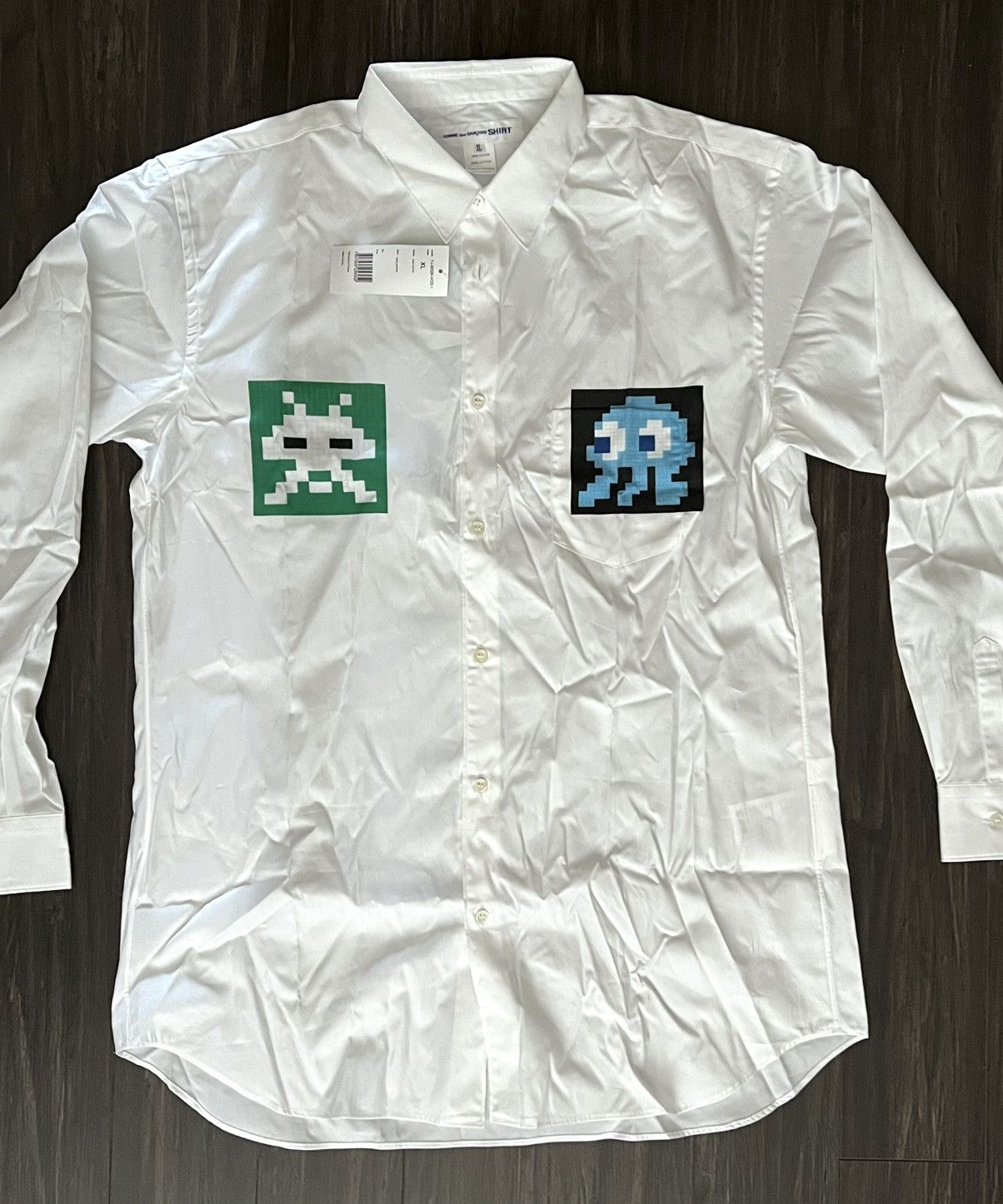 Comme des Garcons SHIRT Comme des Garcons Shirt Invader XL made in n France Size US XL / EU 56 / 4 - 1 Thumbnail