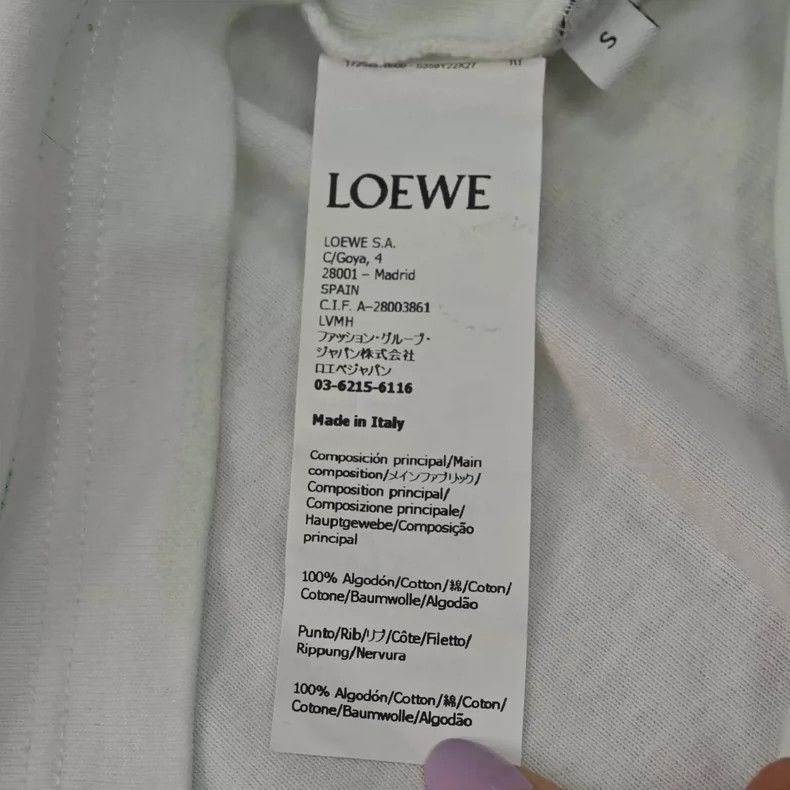 Loewe loewe white short sleeves 2504-Nextarrow Size US S / EU 44-46 / 1 - 6 Thumbnail