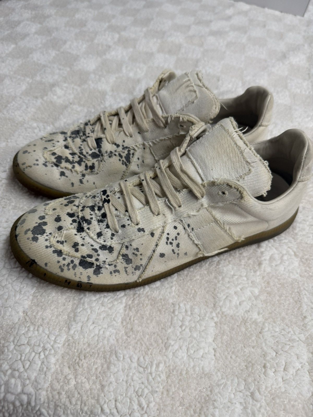 Maison Margiela Replica Canvas Paint Splatter Gats