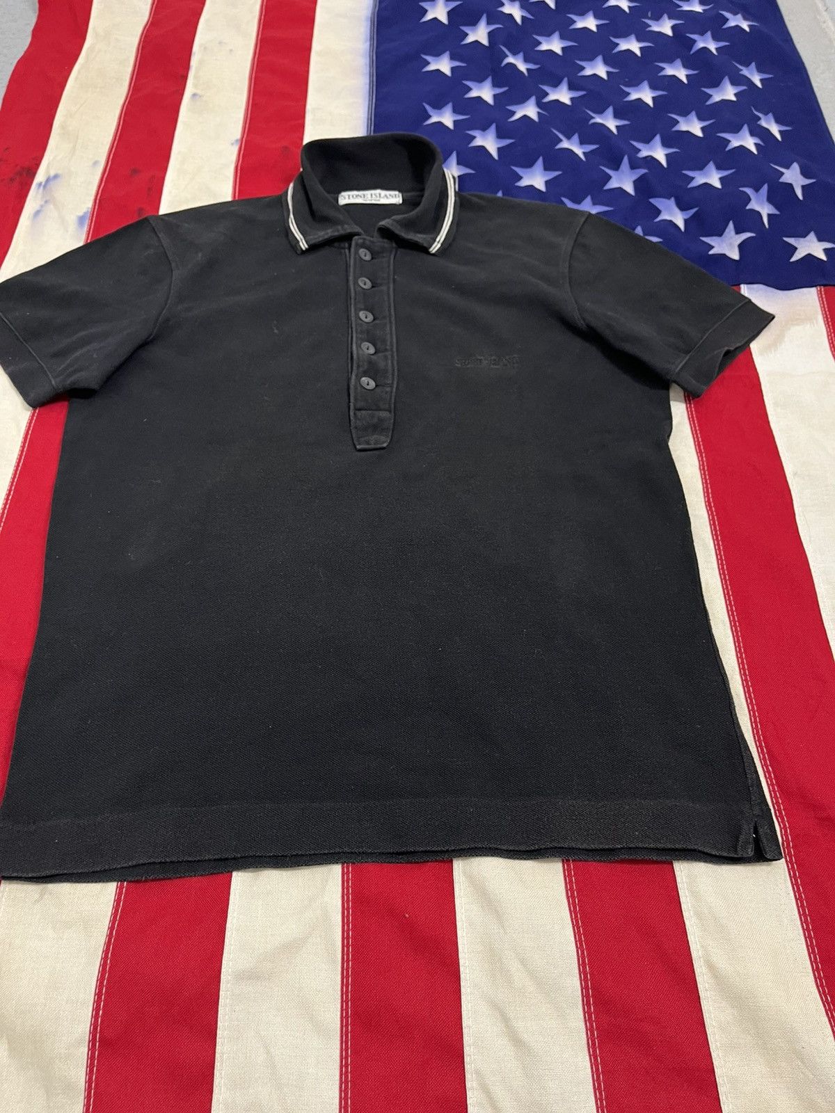 Stone Island Vintage Stone Island Small Logo 90s Polo Size US S / EU 44-46 / 1 - 3 Thumbnail