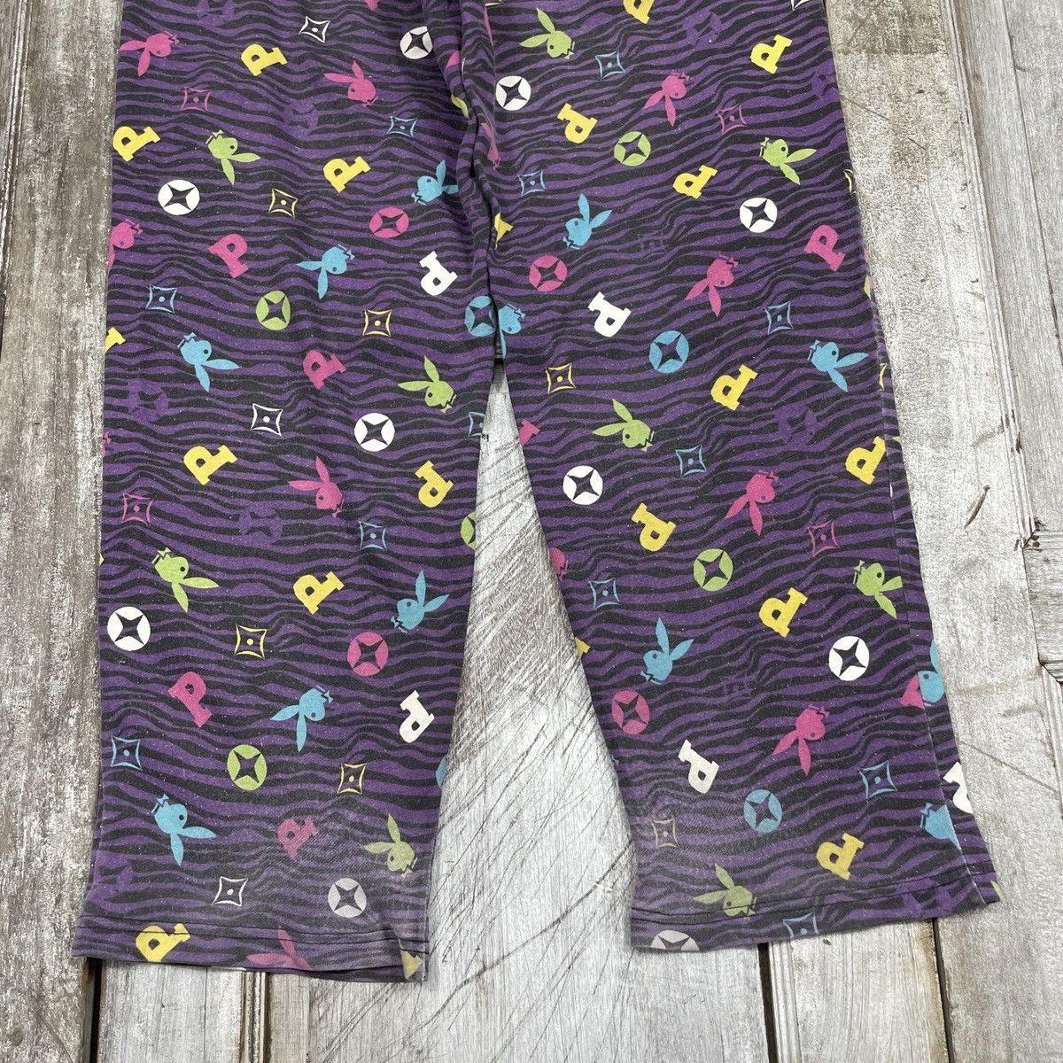 Playboy × Vintage Vintage Playboy Monogram Faded Sweat pant Size US 32 / EU 48 - 5 Thumbnail