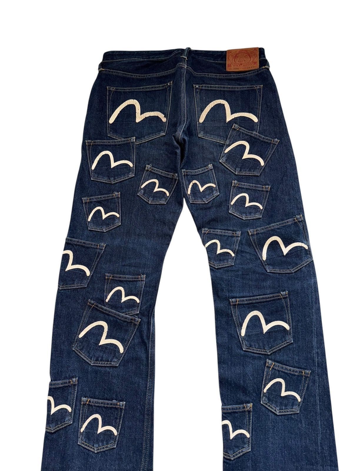 Evisu Rare Evisu Navy Selvedge Denim Jeans Multipocket Japanese Size US 34 / EU 50 - 2 Thumbnail