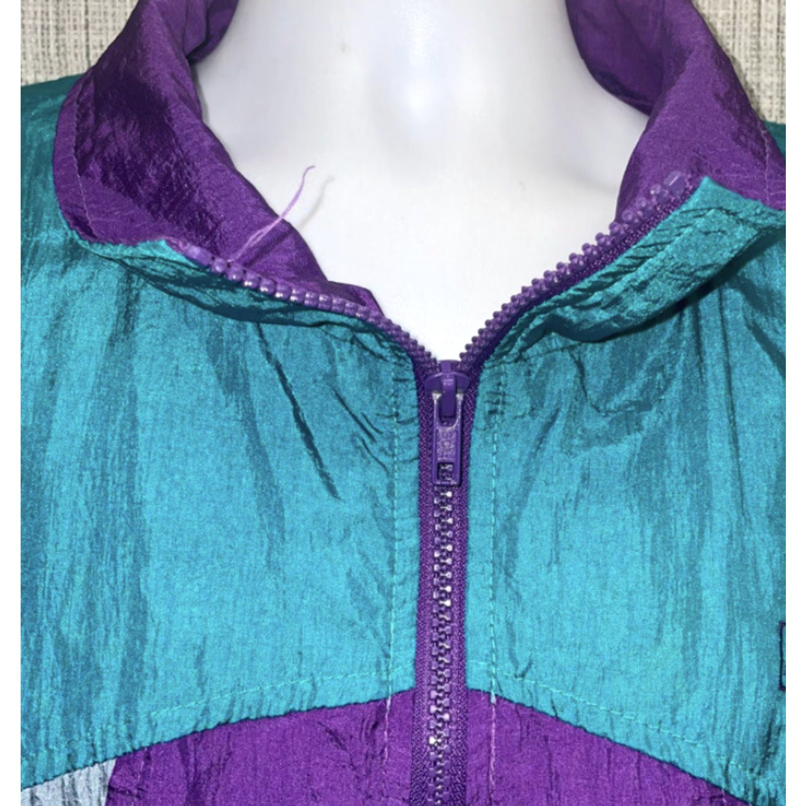 McGregor VTG MacGregor Multicolored Full Zip Down Jacket Mens L Track Tennis Jacket Men Colorful Size US L / EU 52-54 / 3 - 2 Thumbnail