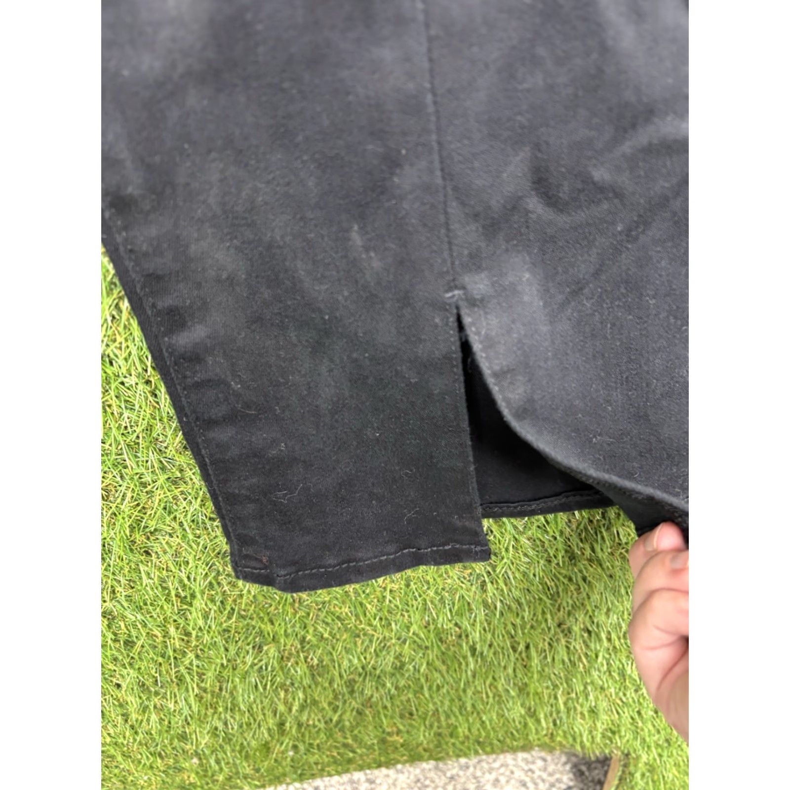 American Eagle Outfitters VINTAGE American Eagle Outfitters Jeans Womens 12 High Rise Skinny Kick Flare Black Denim NWT Size 34" / US 12 / IT 48 - 3 Thumbnail