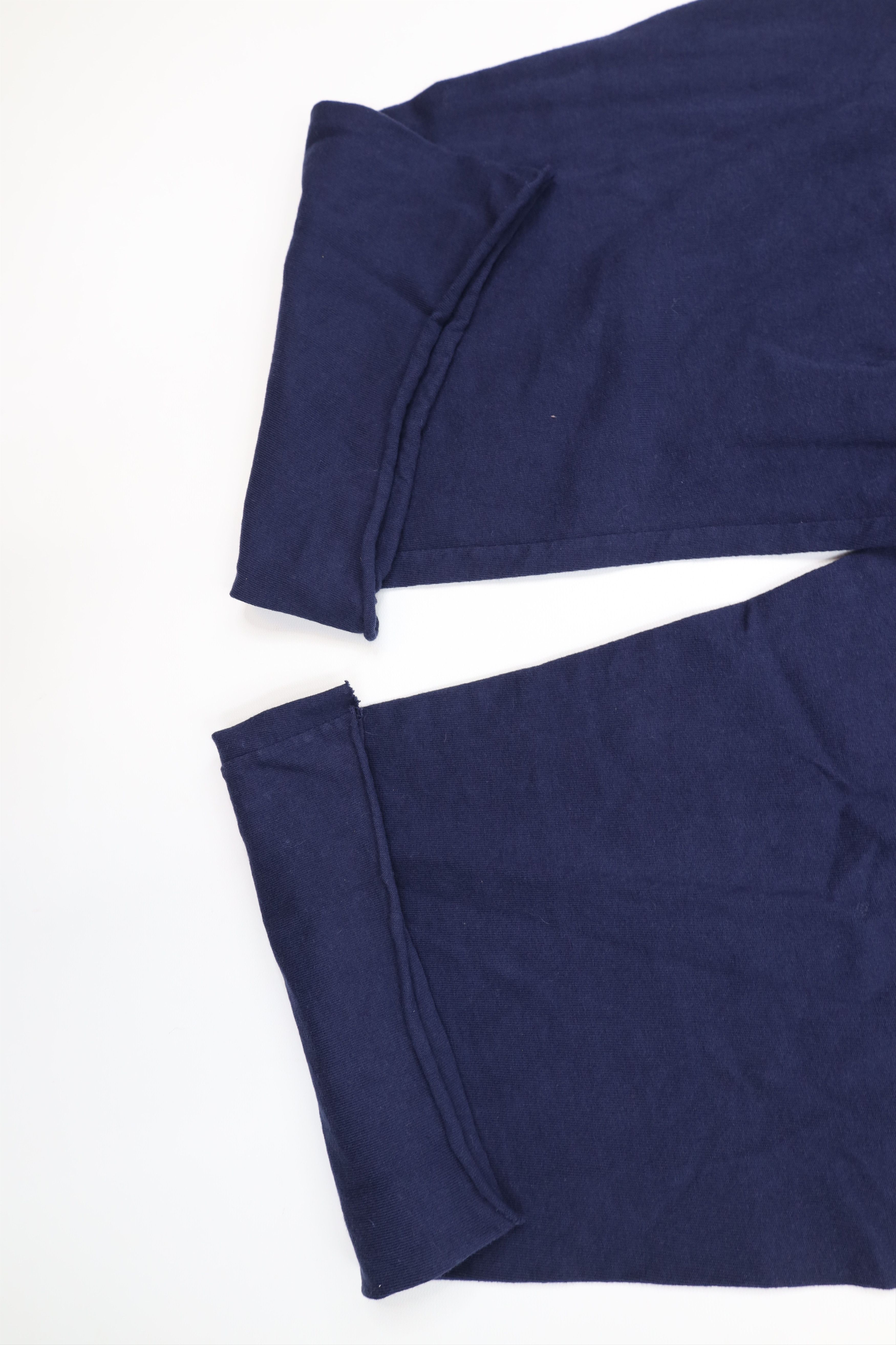Russell Athletic Vintage 90s Y2K Russell Athletic Wide Leg Pants Blue Cotton Size US 36 / EU 52 - 5 Thumbnail