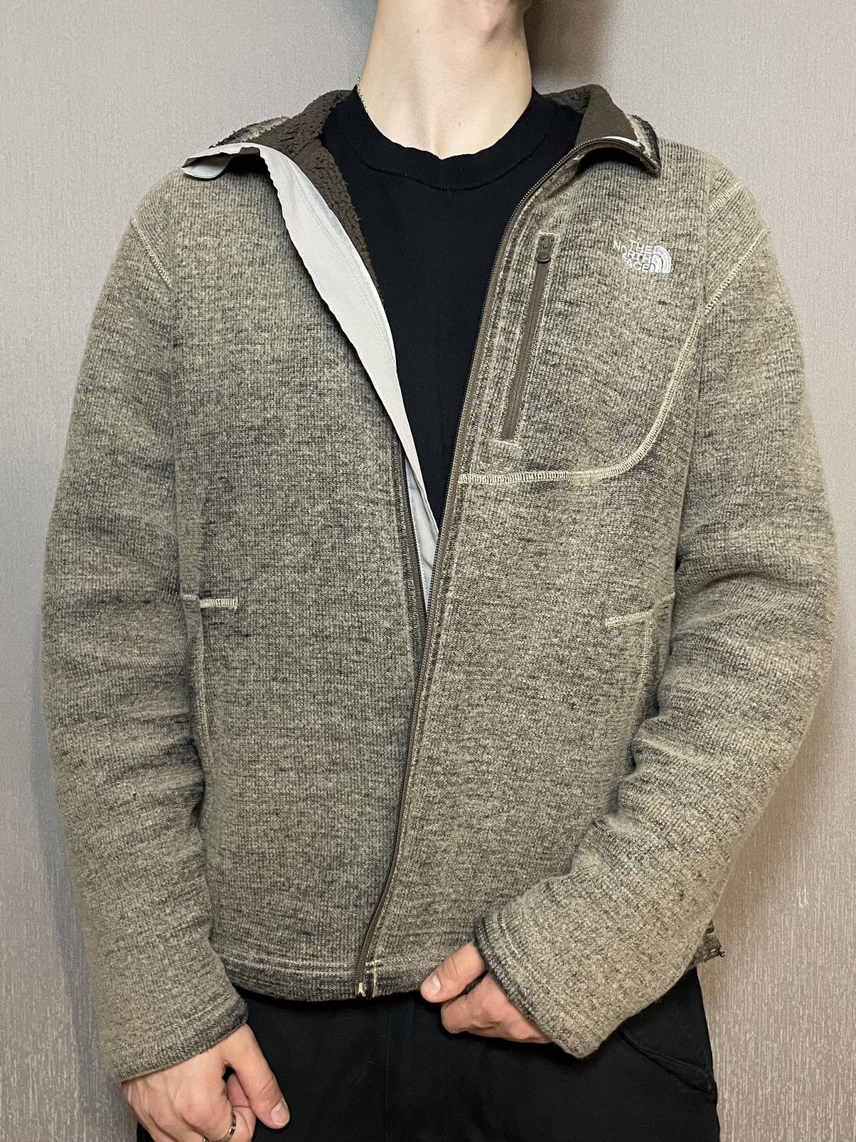 The North Face Crazy The North Face TNF Wool Fleece Jacket Size US XL / EU 56 / 4 - 3 Thumbnail