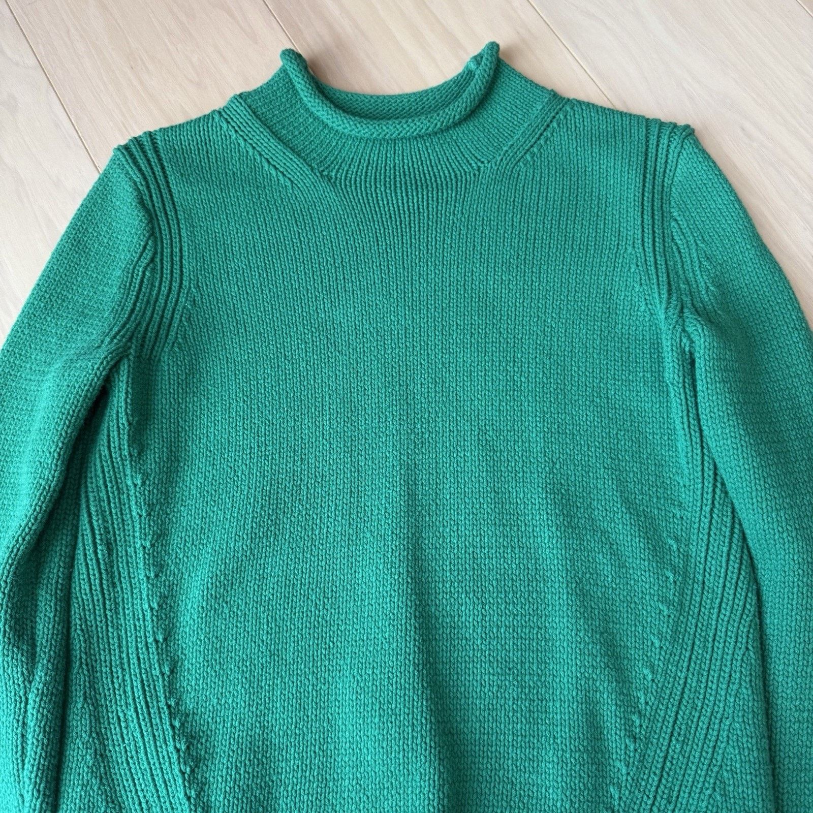 J.Crew J Crew Rollneck Sweater Women's XS Green Oarsman Minimalist Size XS / US 0-2 / IT 36-38 - 3 Thumbnail