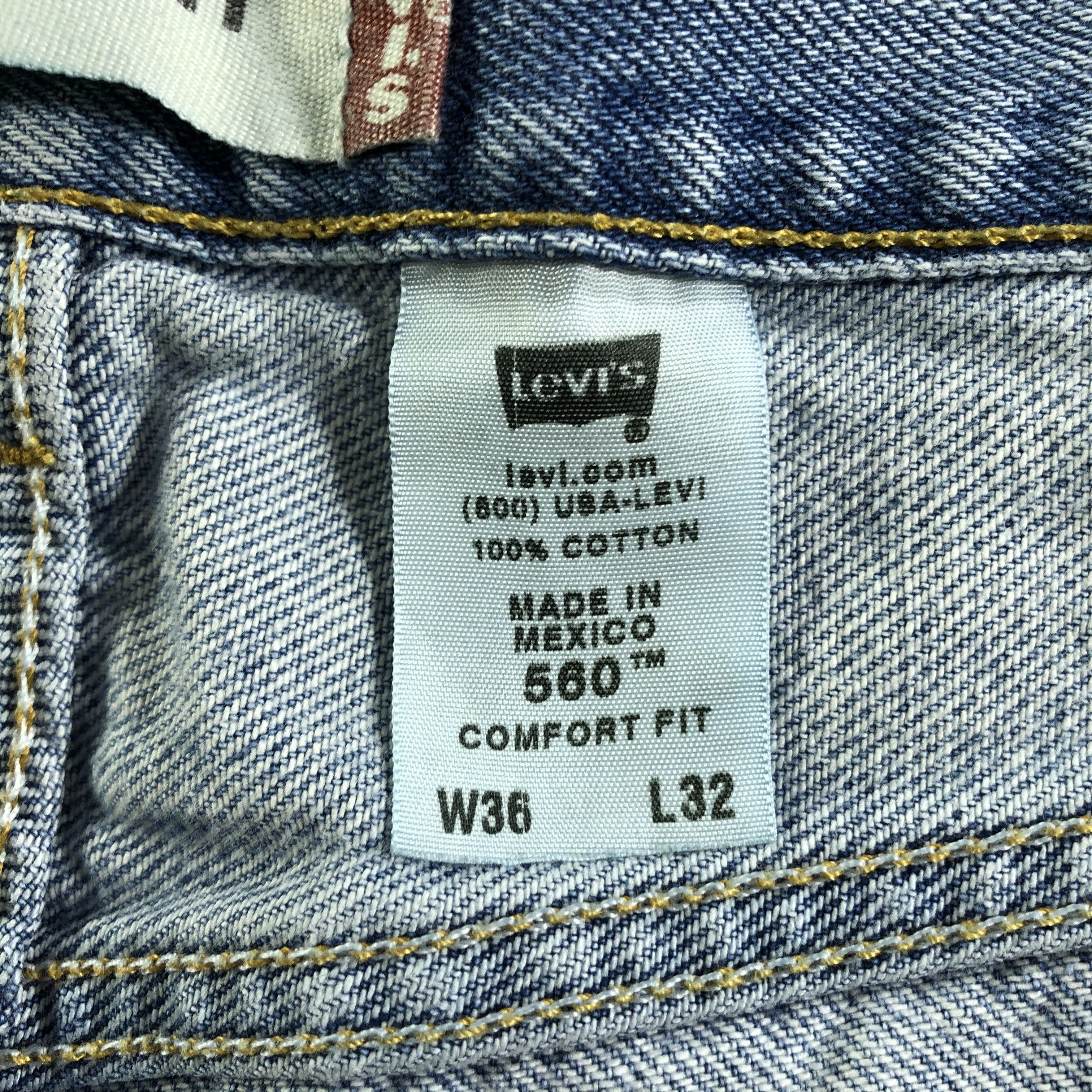 Levi's × Vintage Vintage Blue Wash Levis 560 Jeans-JM3464 Size US 36 / EU 52 - 10 Thumbnail