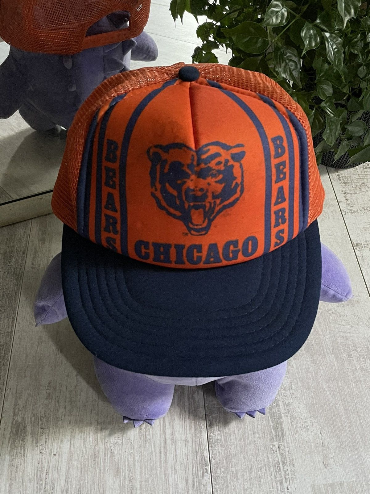 NFL × Vintage Vintage Chicago Bears 1980 Hat Euro Cap NFL RARE Size ONE SIZE - 2 Thumbnail