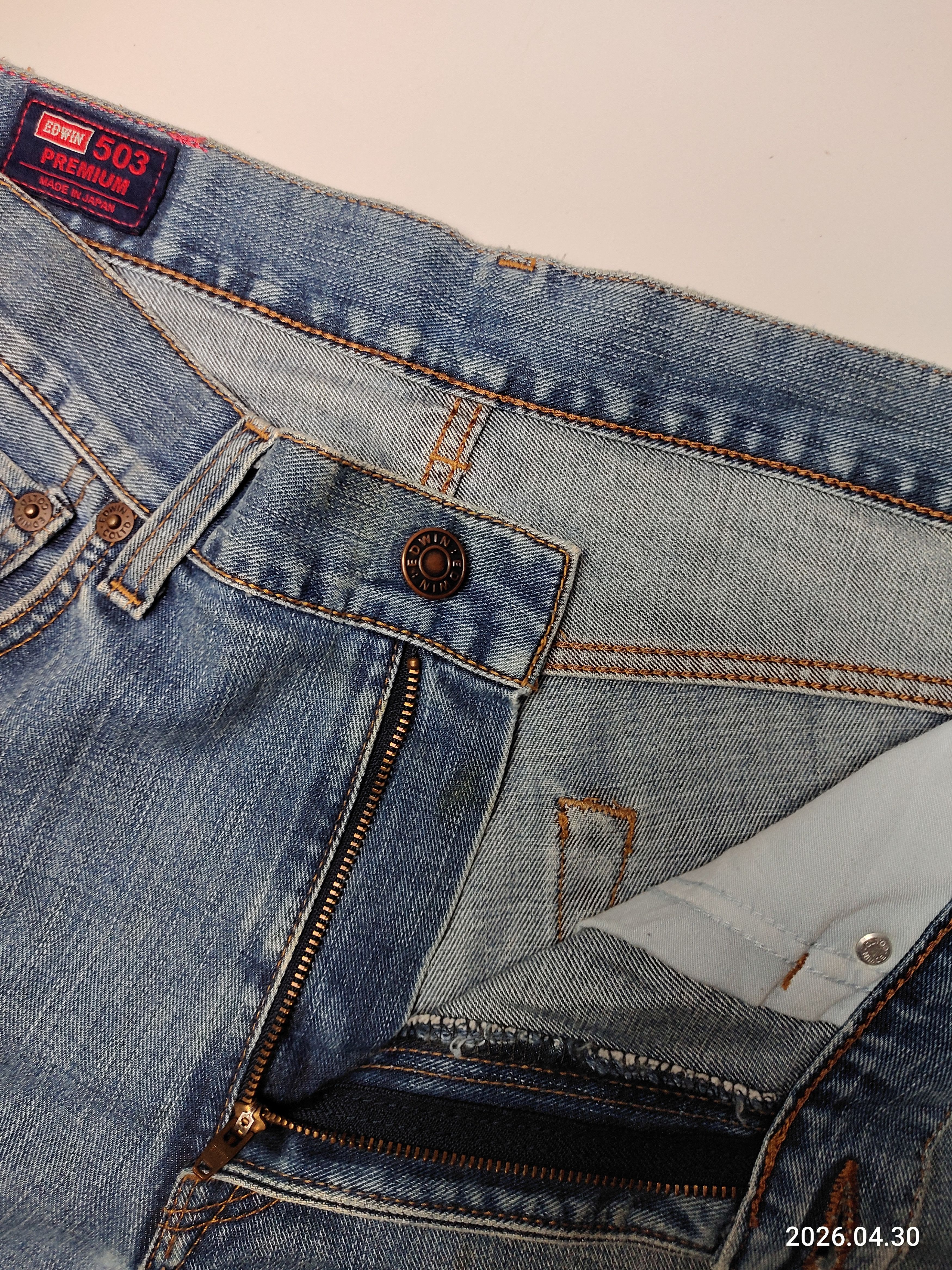 Edwin edwin 503 premium Japan jeans Size US 36 / EU 52 - 8 Thumbnail
