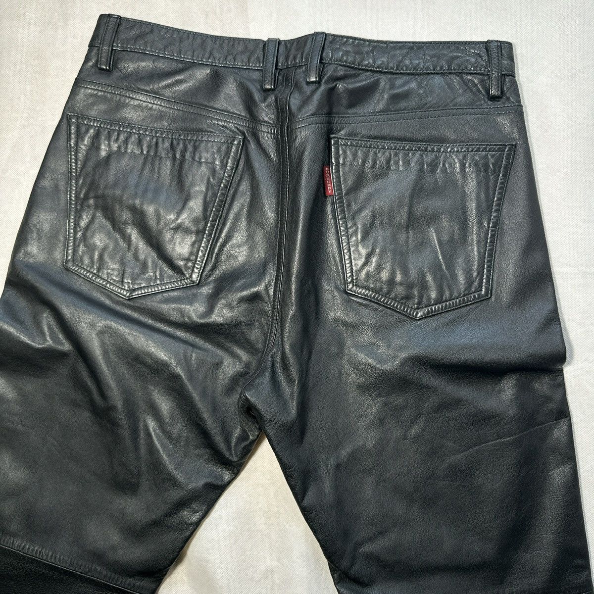 Burberry Burberry Black Label Leather Trousers Size US 28 / EU 44 - 4 Thumbnail
