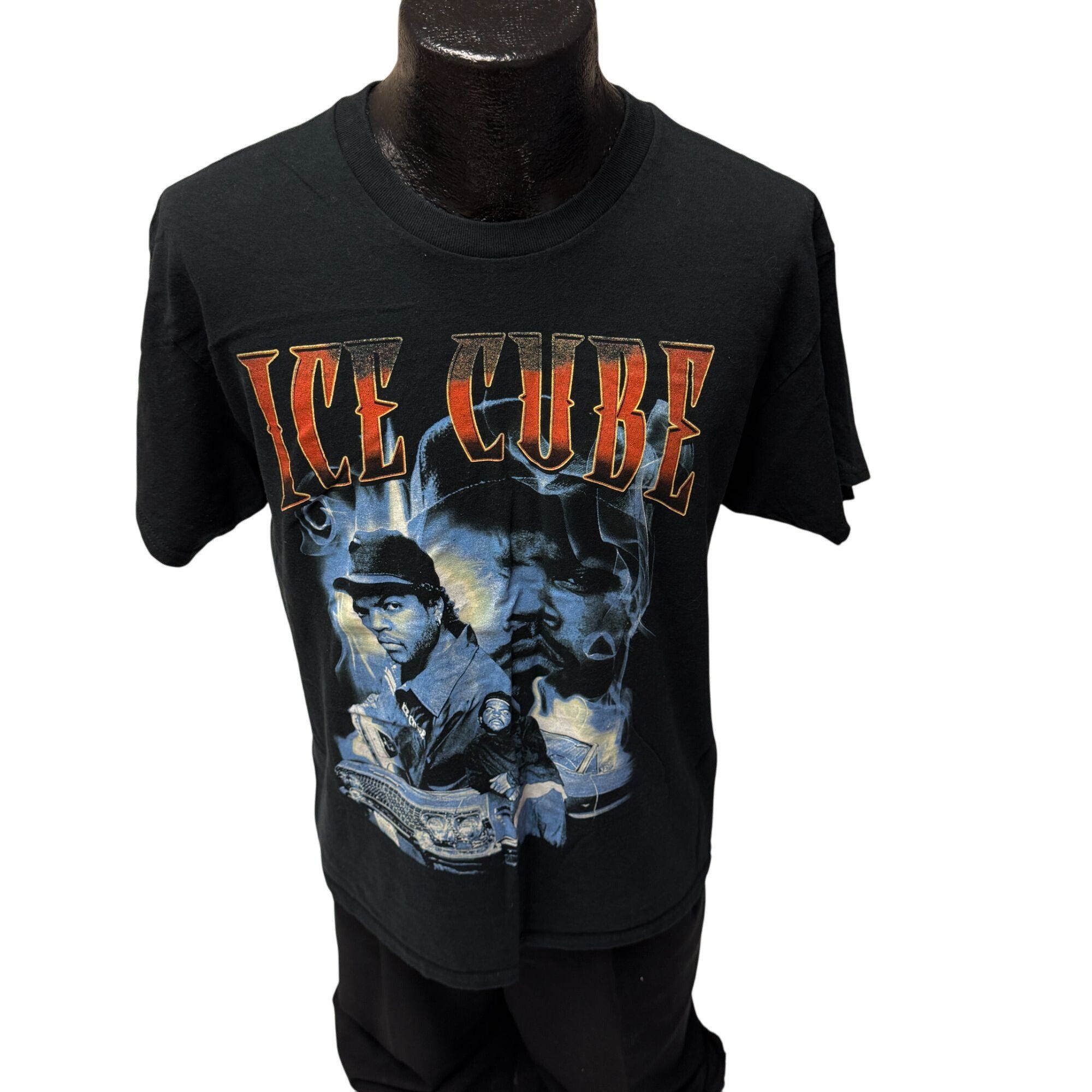Other Vtg ICE CUBE Rapper Spell Out OG Legend BiG Face Hip Hop Tee Size US L / EU 52-54 / 3 - 1 Thumbnail