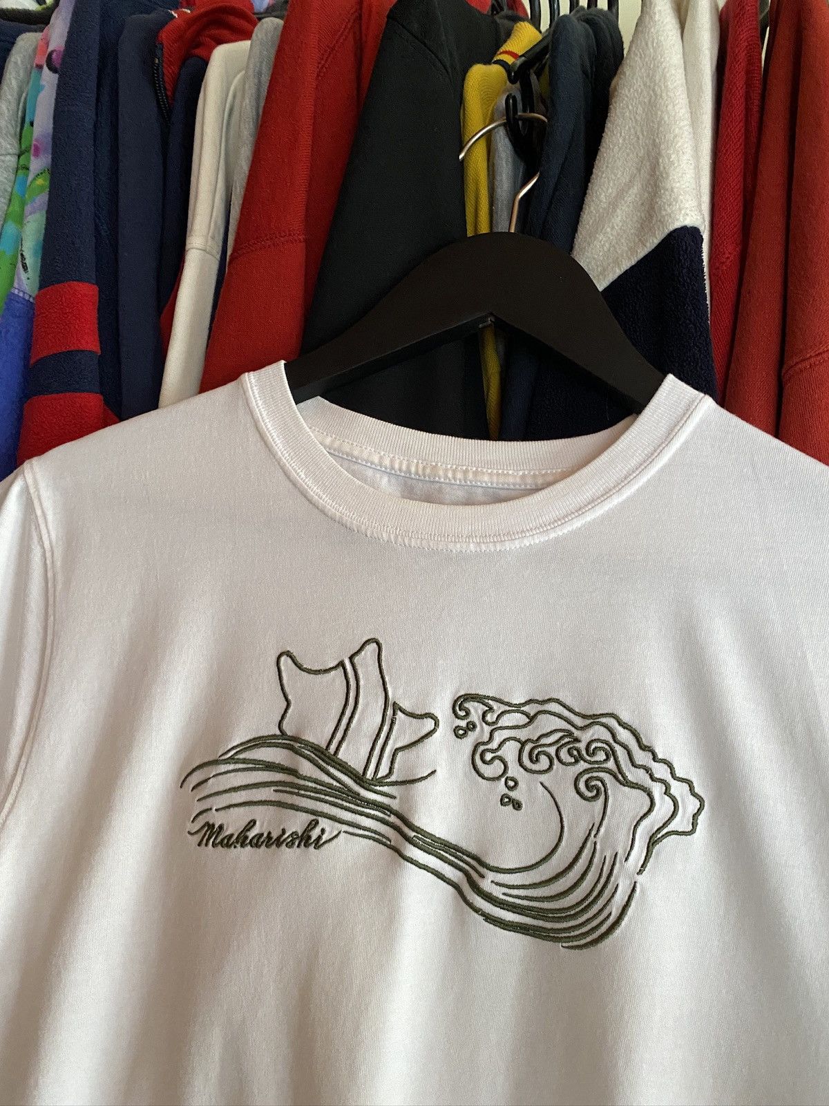Maharishi VINTAGE MAHARISHI JAPANESE EMBROIDERED LOGO T-SHIRT Size US M / EU 48-50 / 2 - 2 Thumbnail