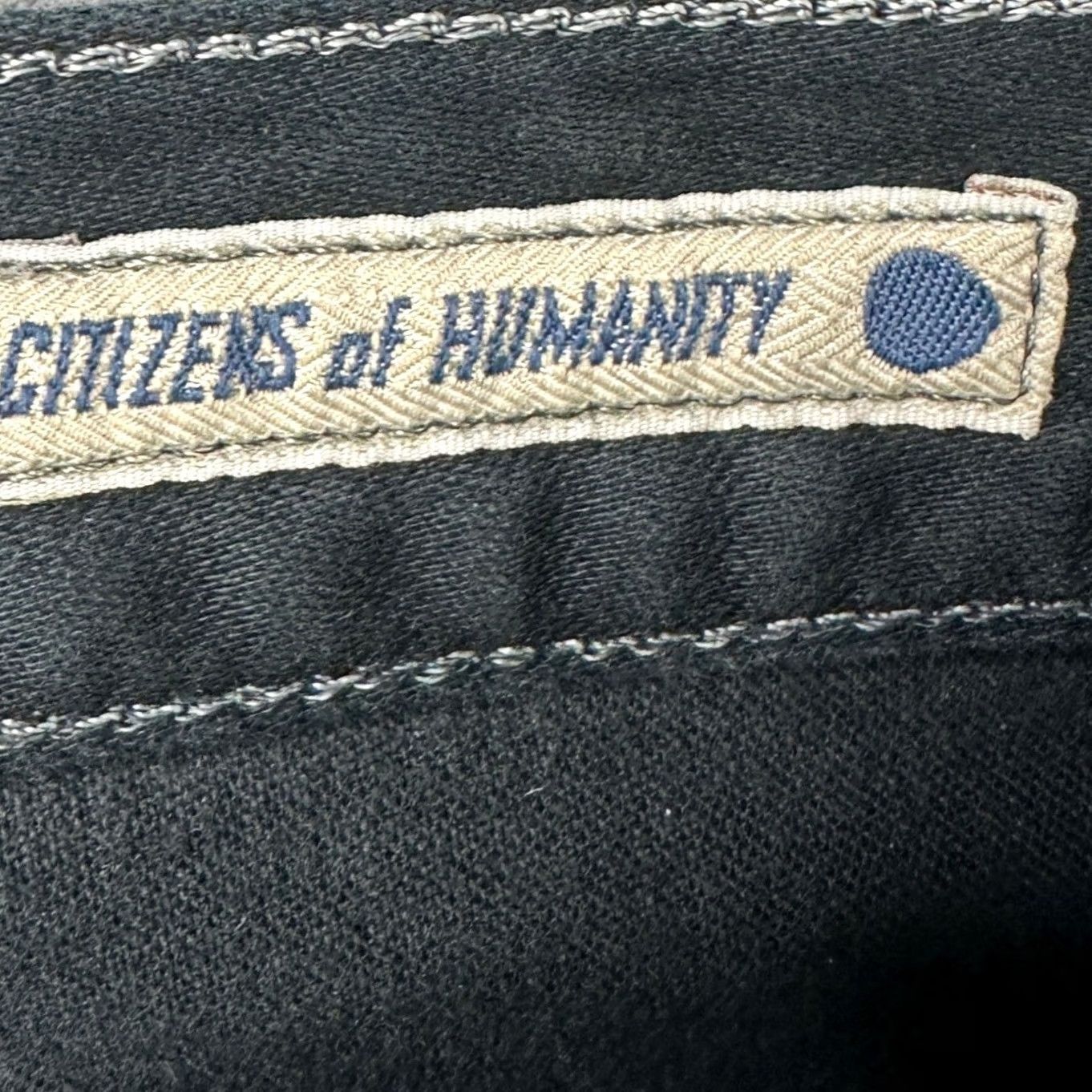 Citizens Of Humanity Citizens of Humanity SID Jeans Straight Black 5-Pocket Mens 33 Inseam 30 Button Zip Size US 33 - 5 Thumbnail