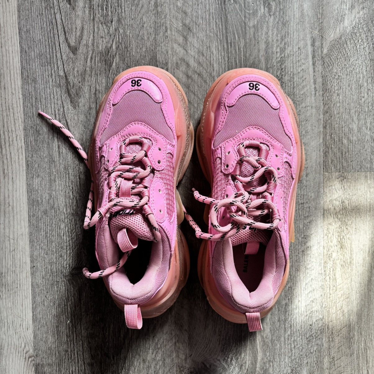 Balenciaga US 6 Pink Balenciaga Triple S Size US 6 / IT 36 - 1 Thumbnail
