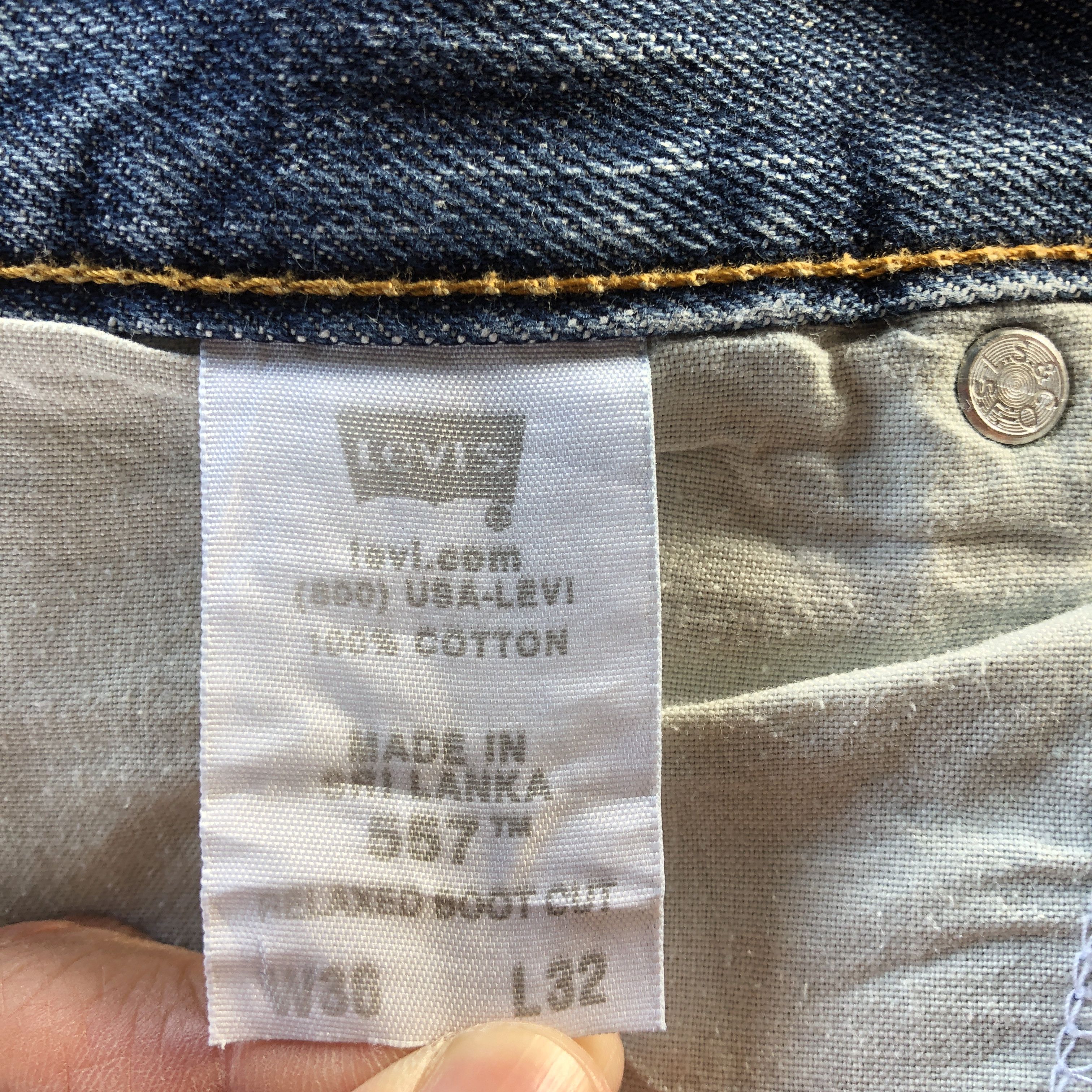 Levi's Vintage Levis 557 Bell Bottom Jeans Levi's Flare Denim Size US 34 / EU 50 - 9 Thumbnail
