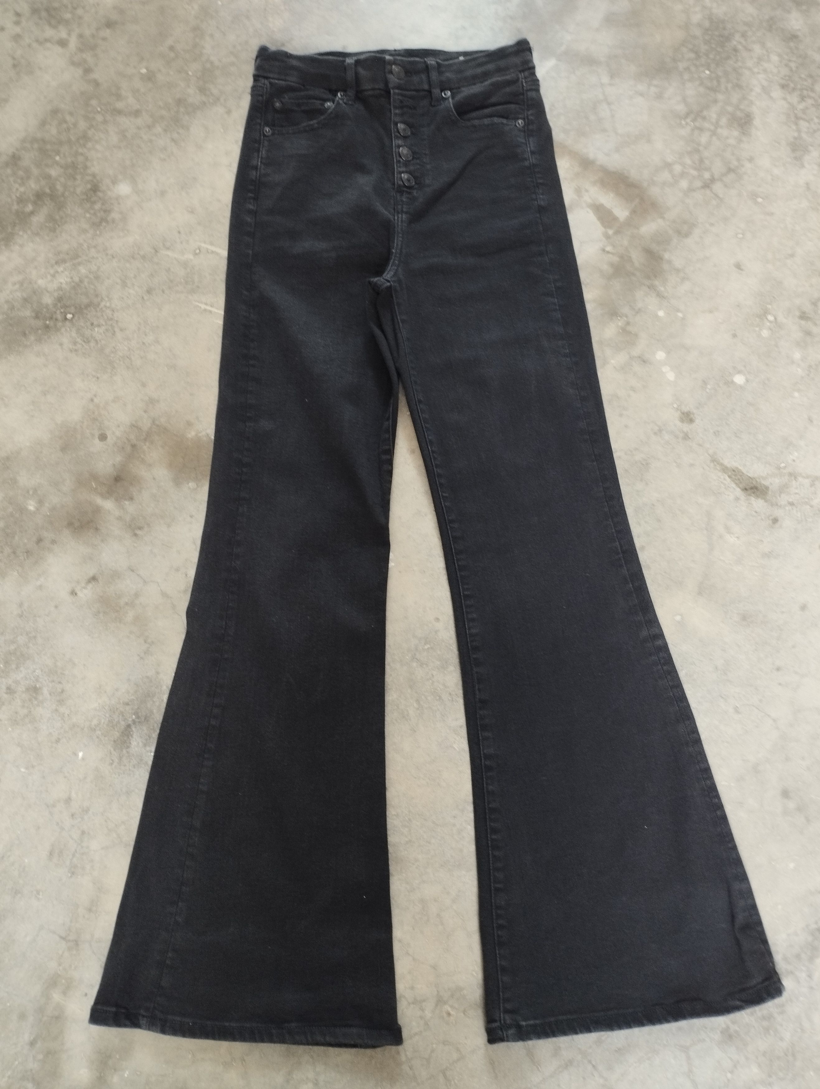 American eagle black bootcut fashion jeans